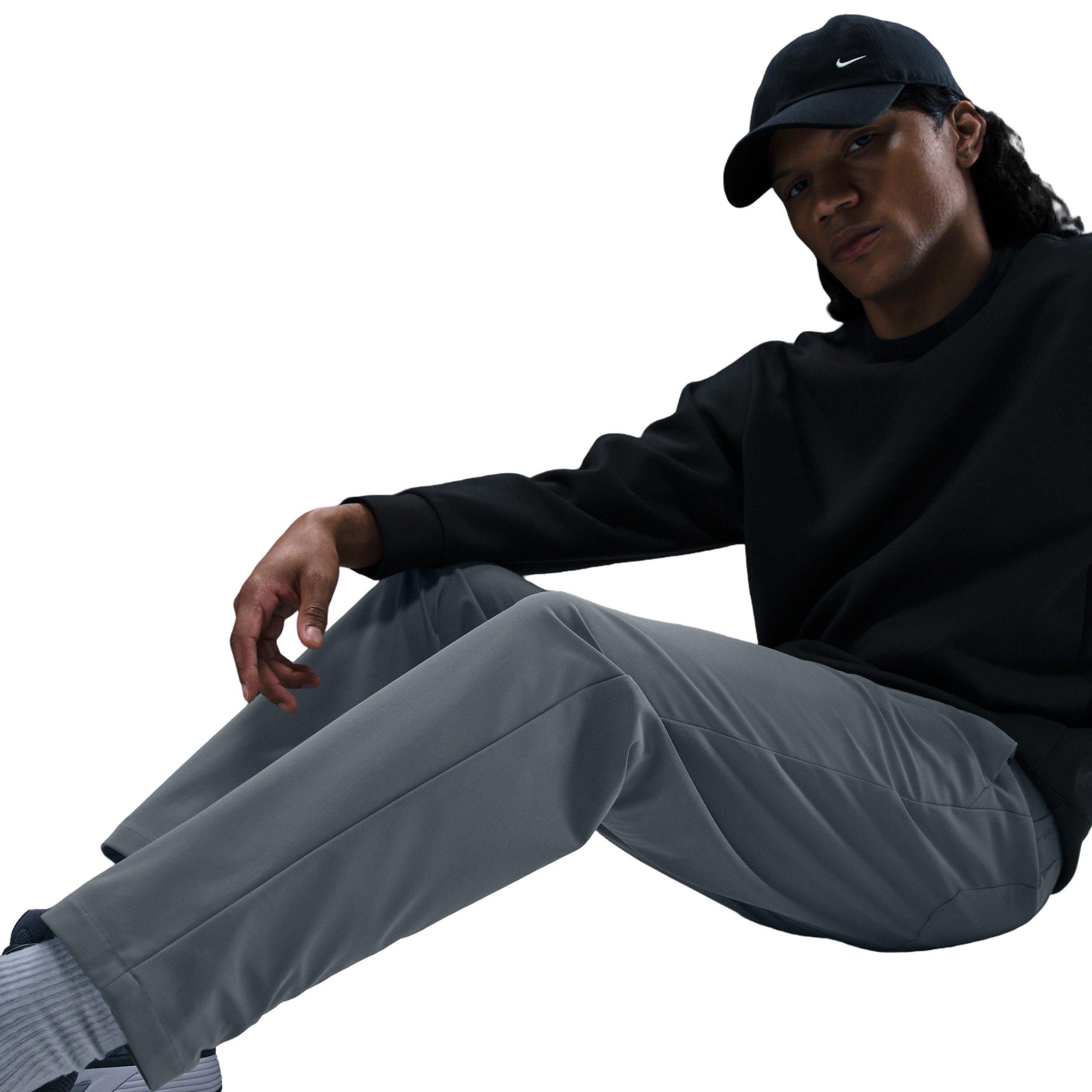 Nike Men's 24.7 PerfectStretch Dri-FIT 5-Pocket Regular Pants - GREY Thumbnail View 5