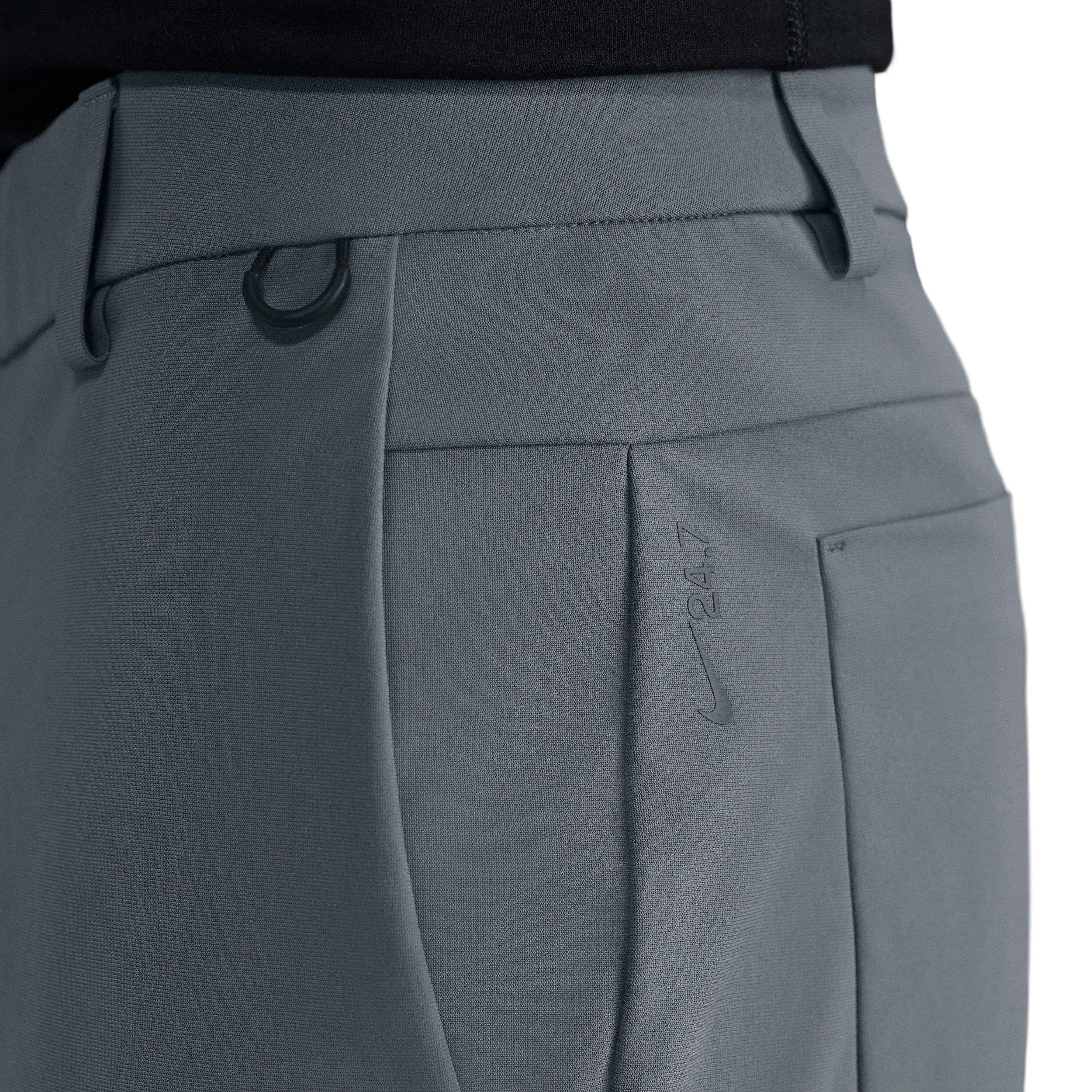 Nike Men's 24.7 PerfectStretch Dri-FIT 5-Pocket Regular Pants - GREY Thumbnail View 6