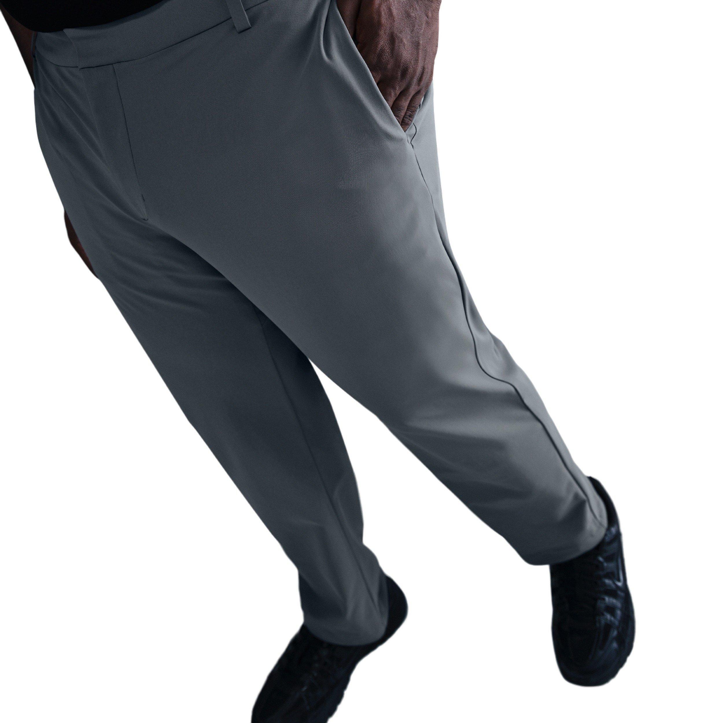 Nike Men's 24.7 PerfectStretch Dri-FIT 5-Pocket Regular Pants - GREY Thumbnail View 8