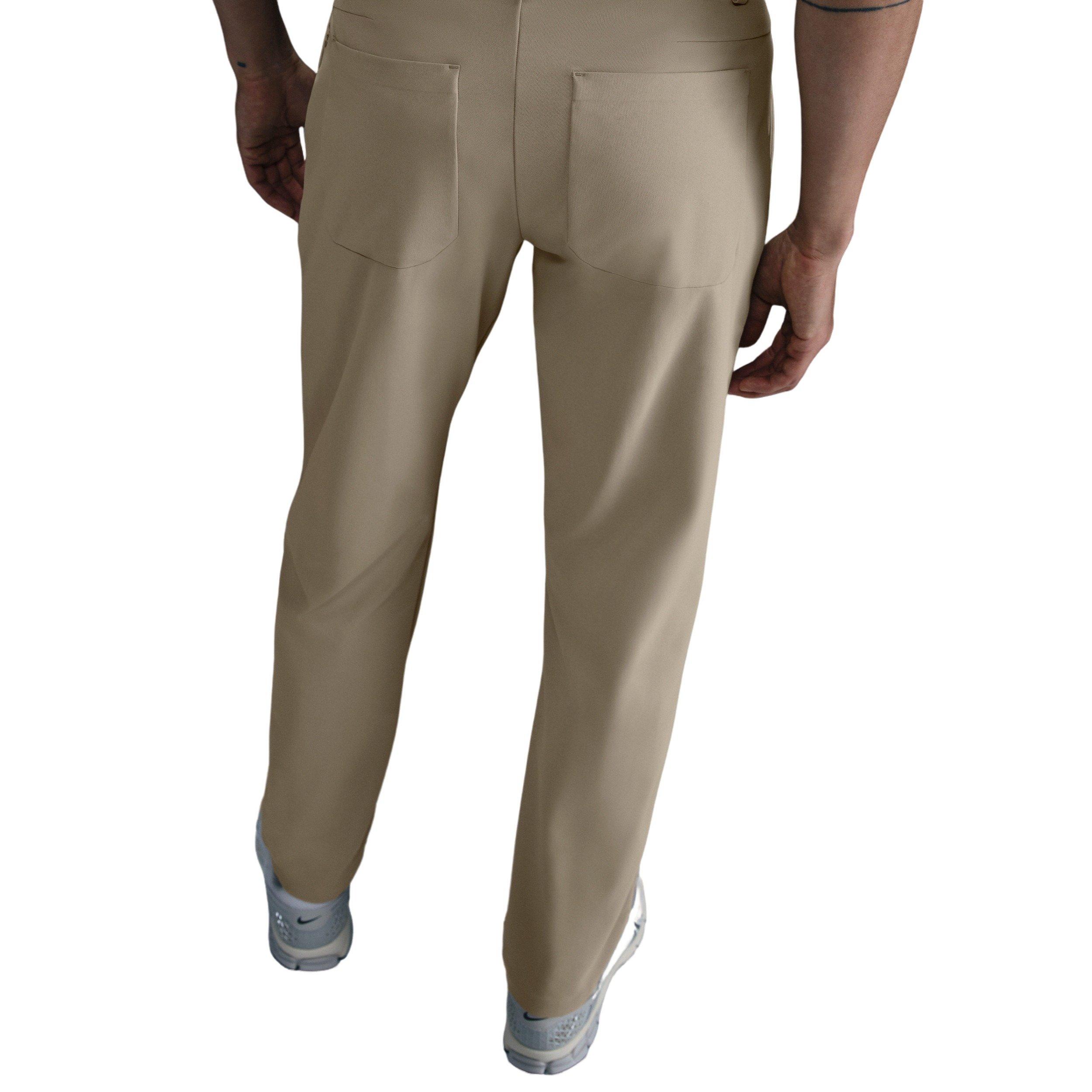 Nike Men's 24.7 PerfectStretch Dri-FIT 5-Pocket Regular Pants - BROWN Thumbnail View 4