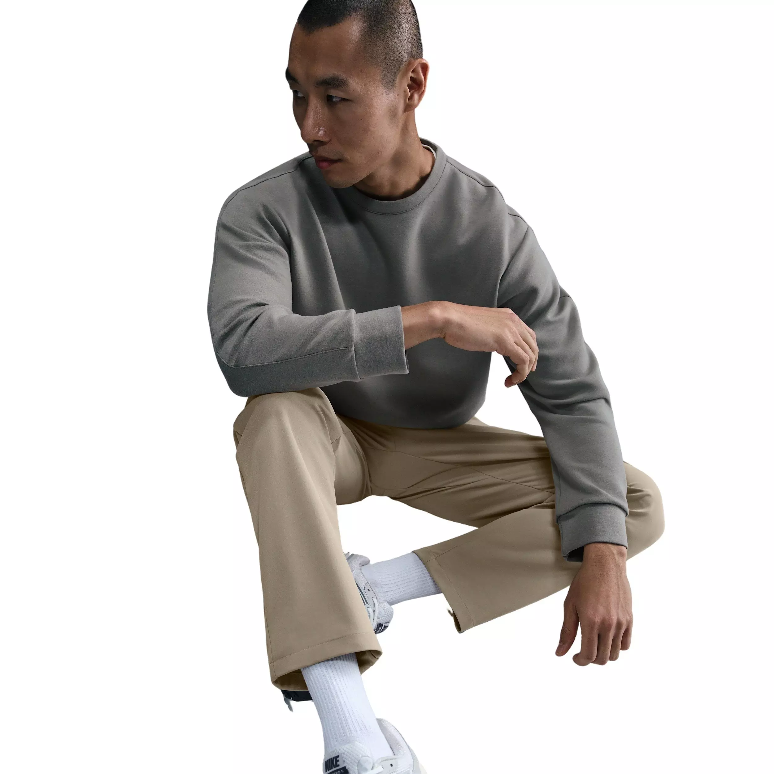 Nike Men's 24.7 PerfectStretch Dri-FIT 5-Pocket Regular Pants - BROWN