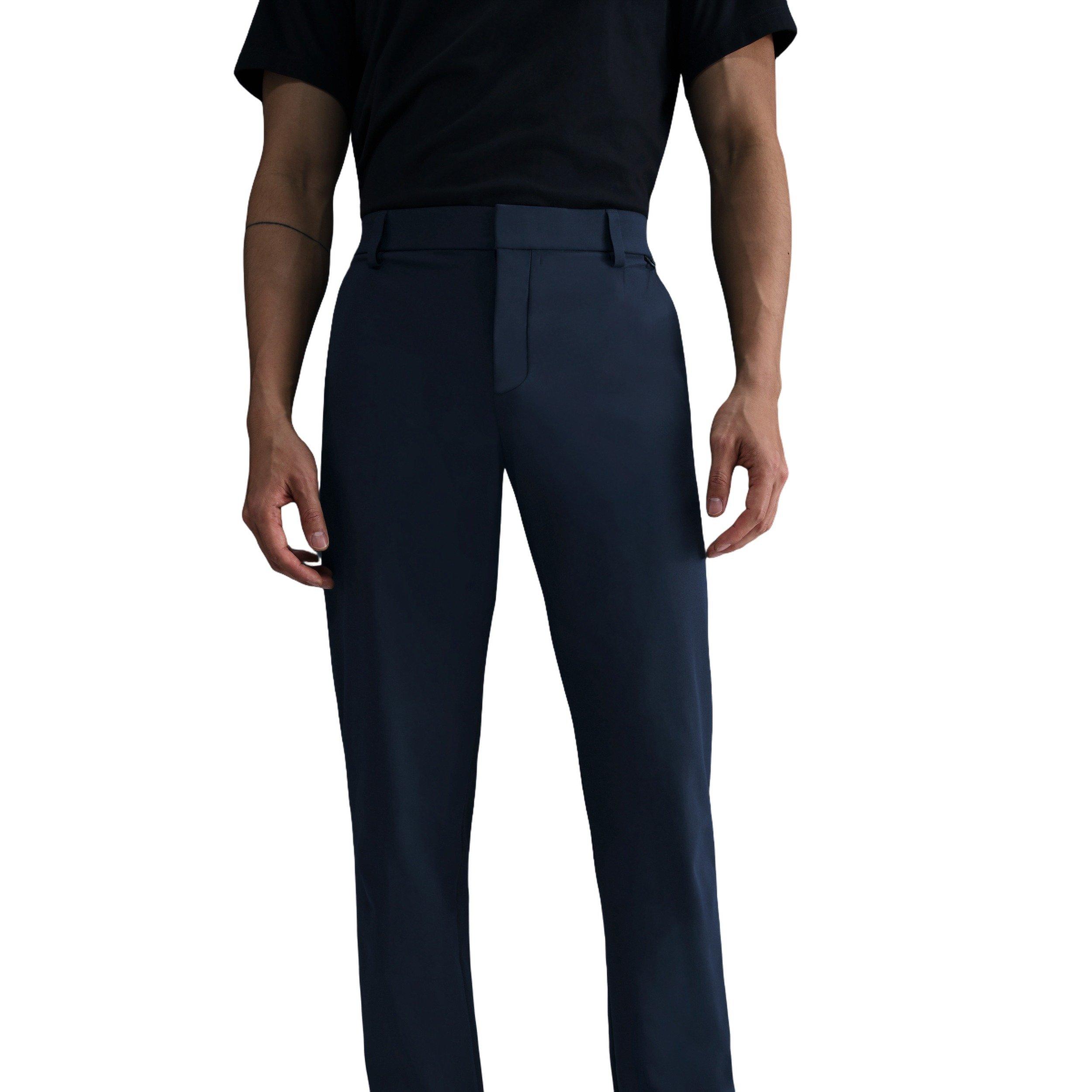 Nike Men's 24.7 PerfectStretch Dri-FIT 5-Pocket Regular Pants - BLUE Thumbnail View 3