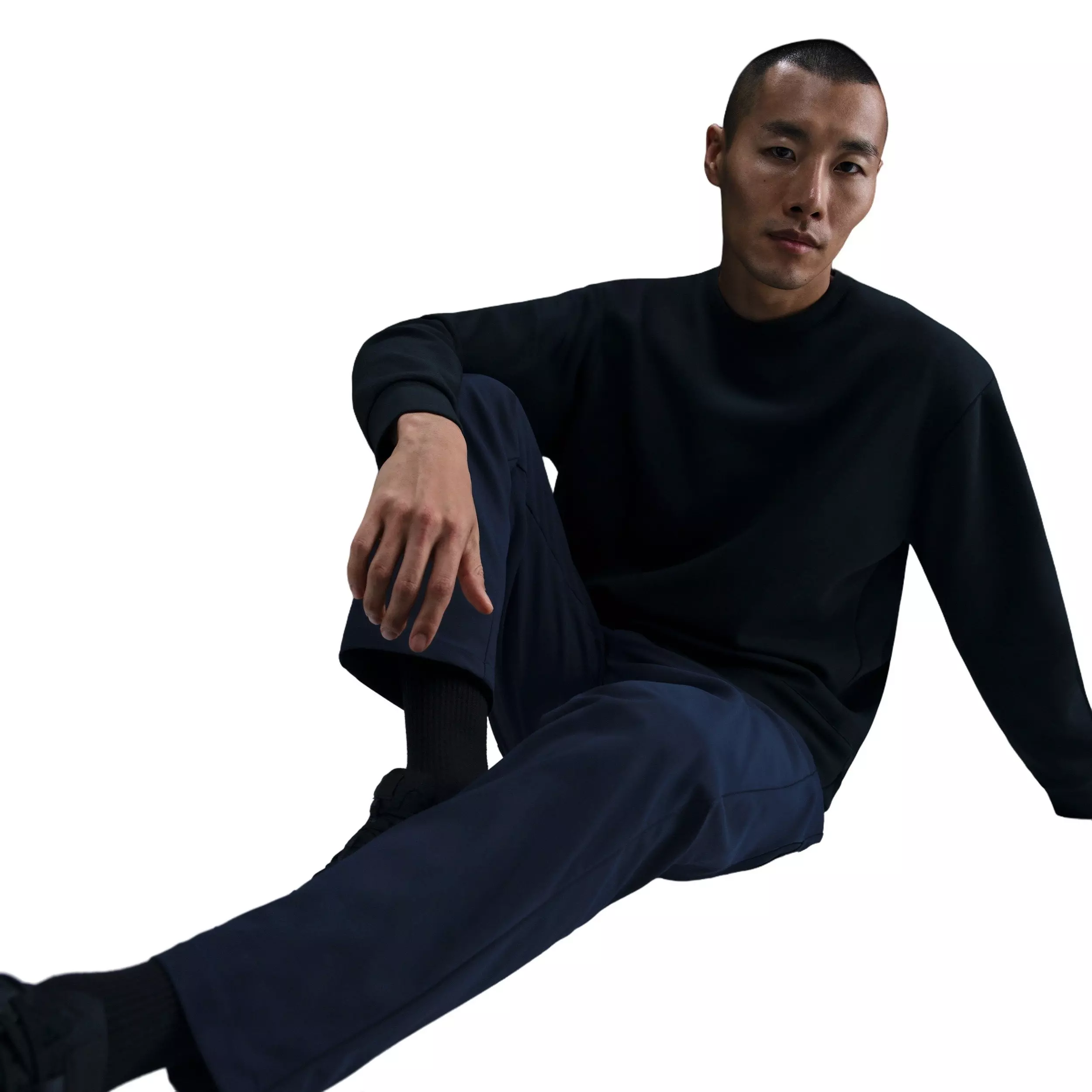 Nike Men's 24.7 PerfectStretch Dri-FIT 5-Pocket Regular Pants - BLUE