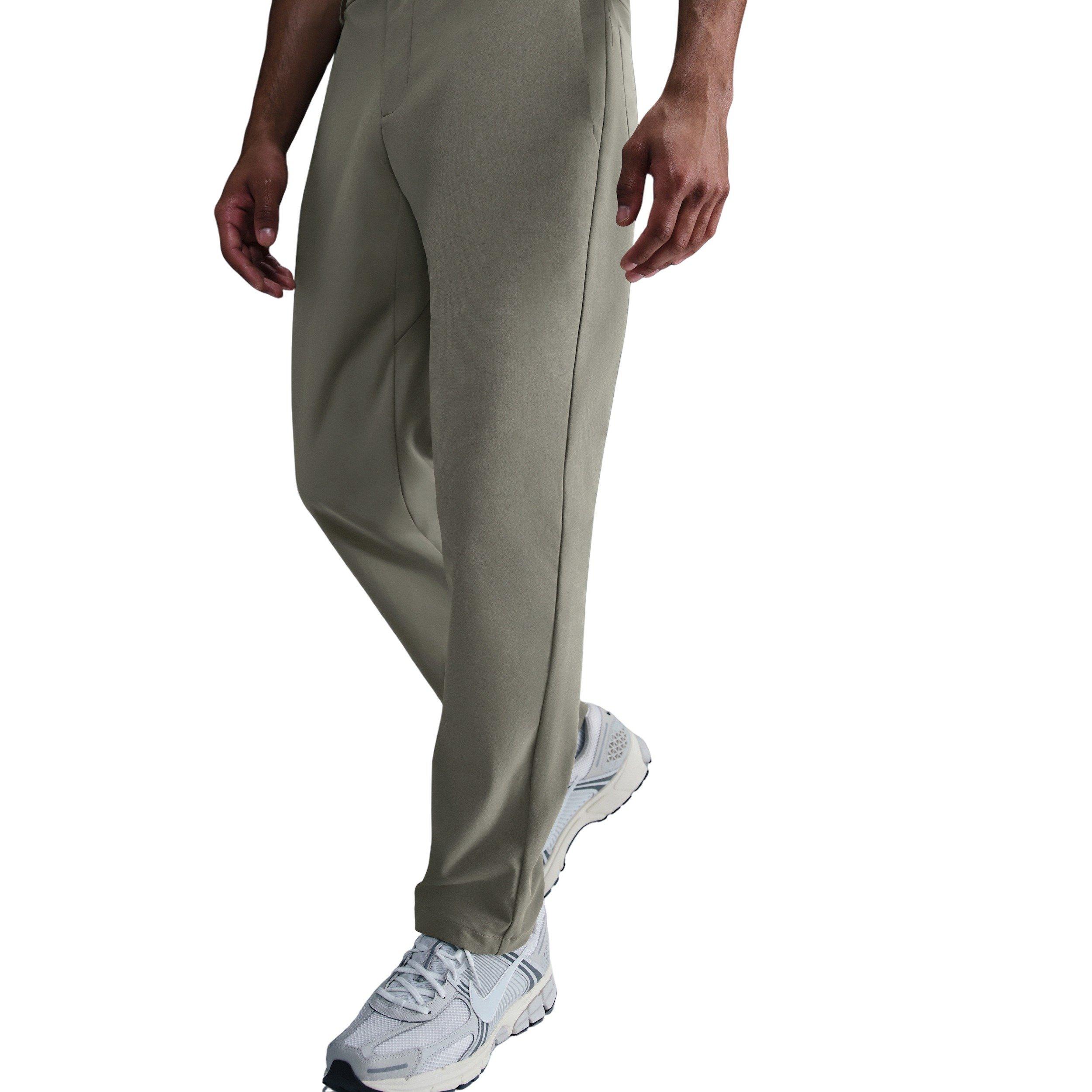 Nike Men's 24.7 PerfectStretch Dri-FIT 5-Pocket Regular Pants - GREEN Thumbnail View 3