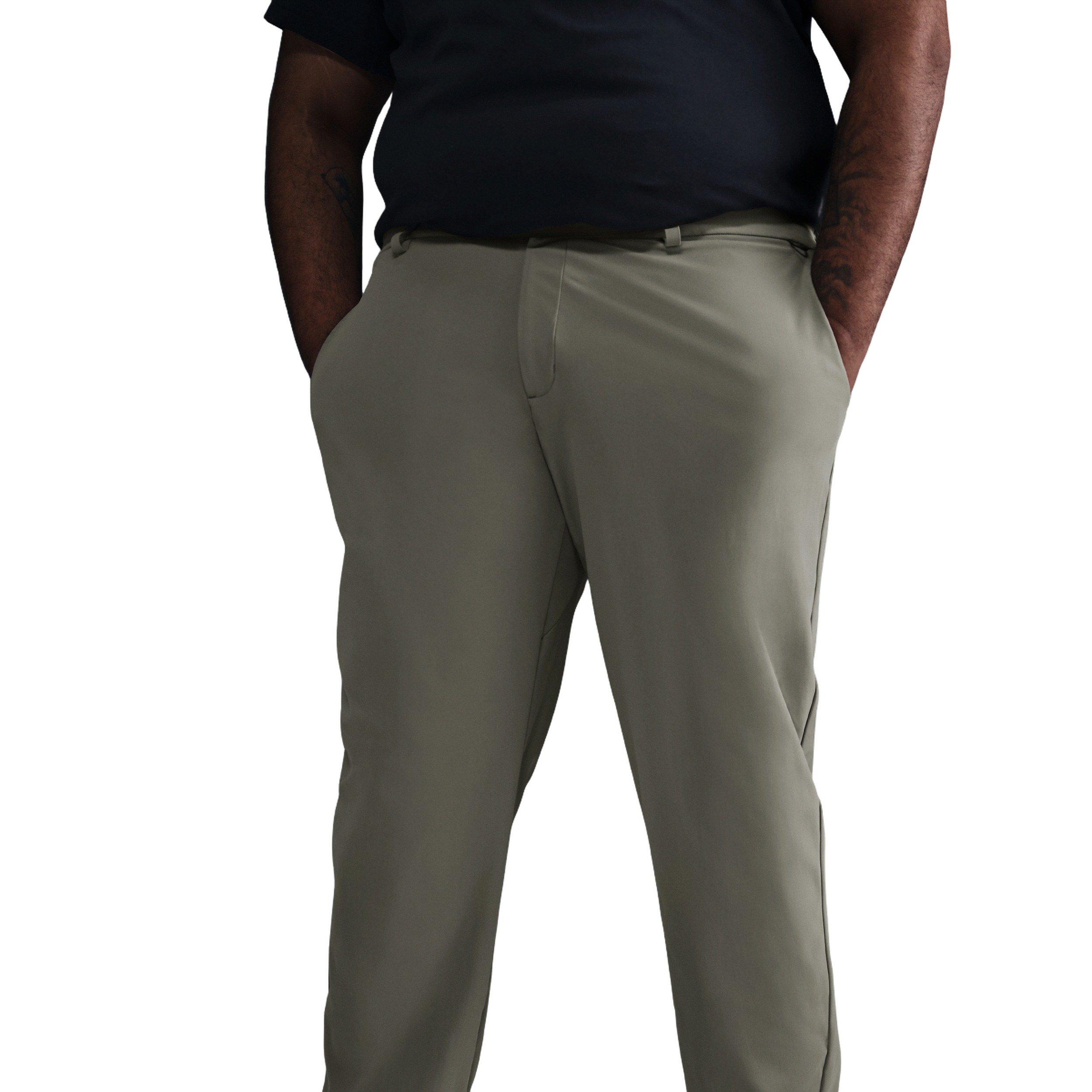 Nike Men's 24.7 PerfectStretch Dri-FIT 5-Pocket Regular Pants - GREEN Thumbnail View 8