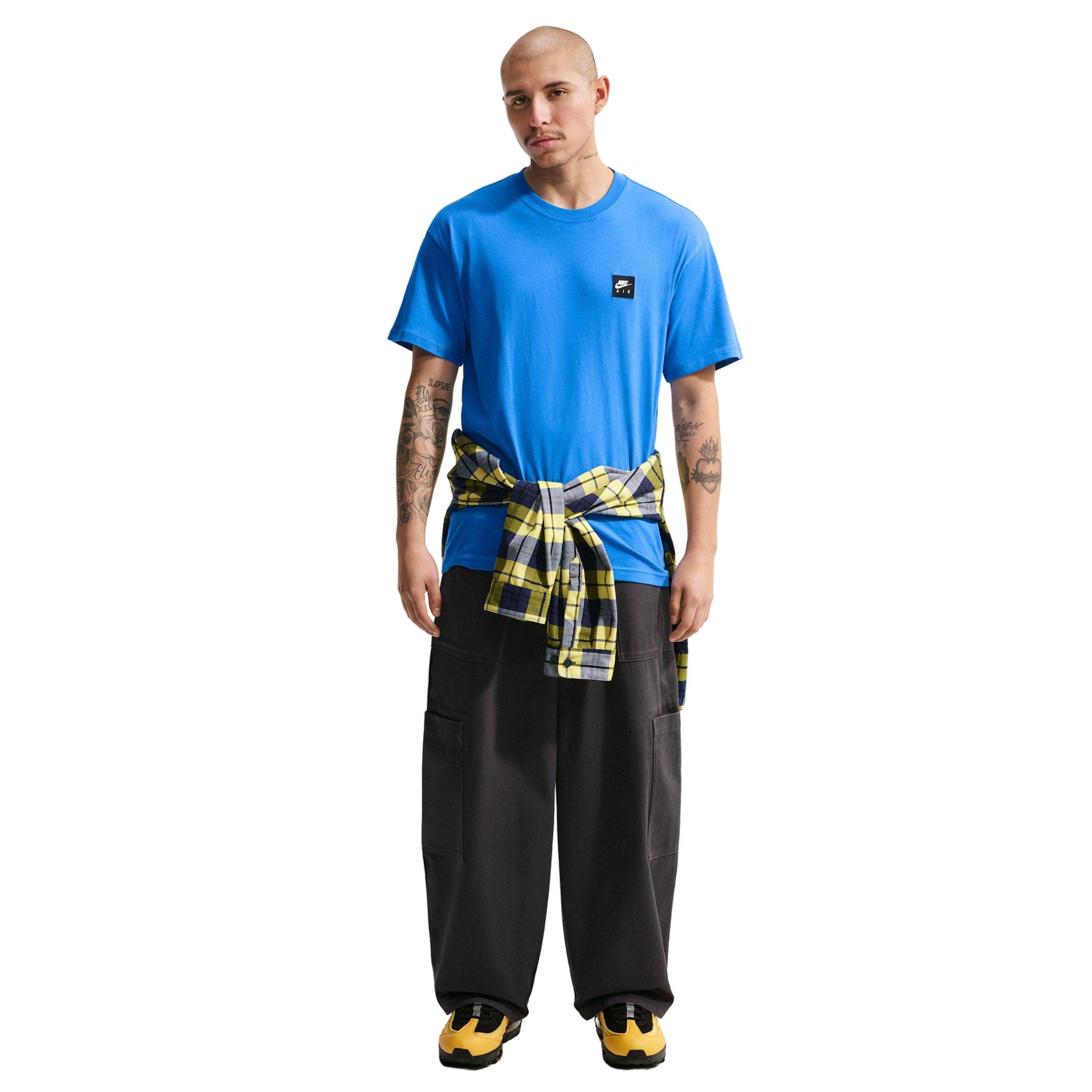 Nike Men's Air Box LSE T-Shirt - BLUE Thumbnail View 3