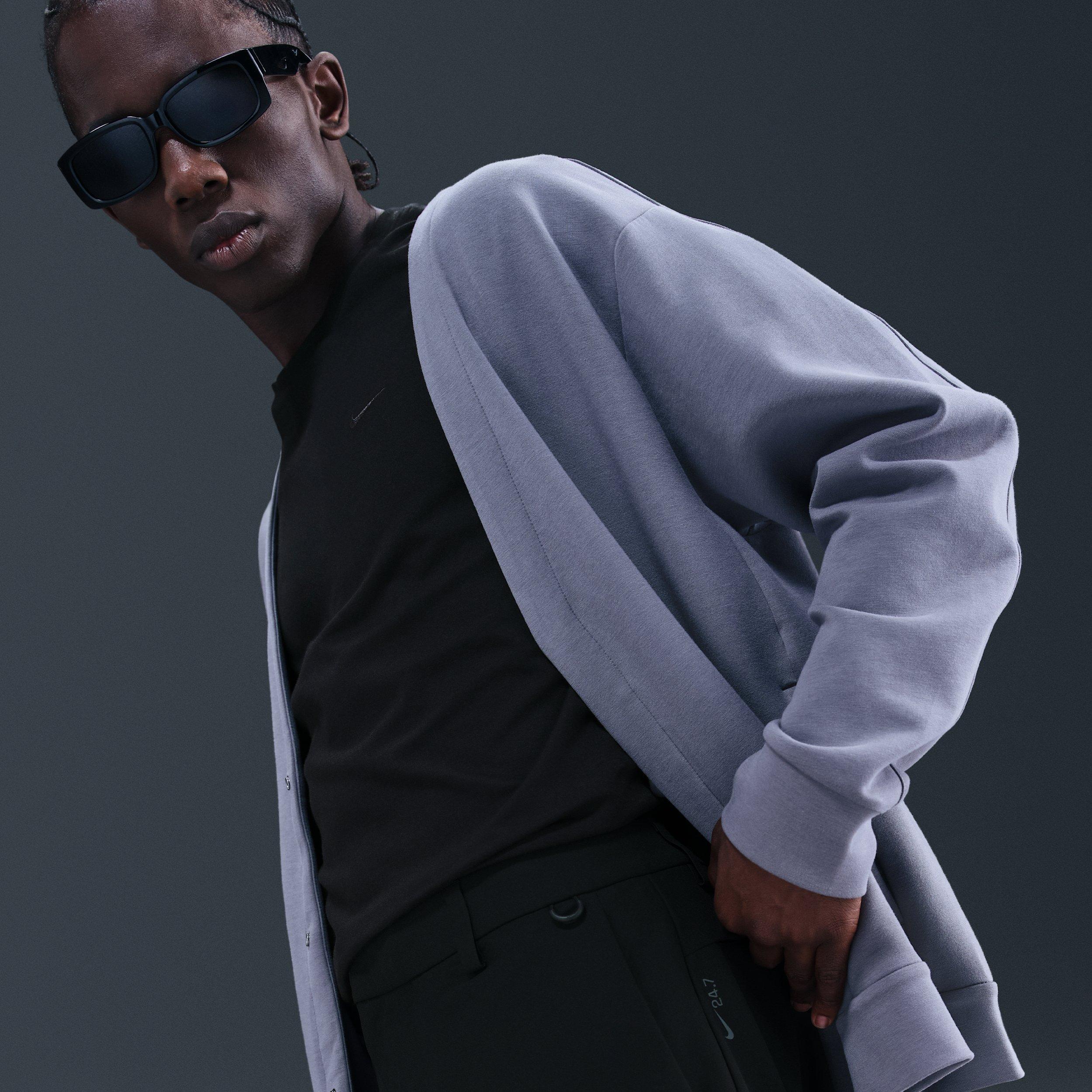 Nike Men's 24.7 PefectStretch Dri-FIT UV Loose-Fit Utility Pants - BLACK Thumbnail View 5