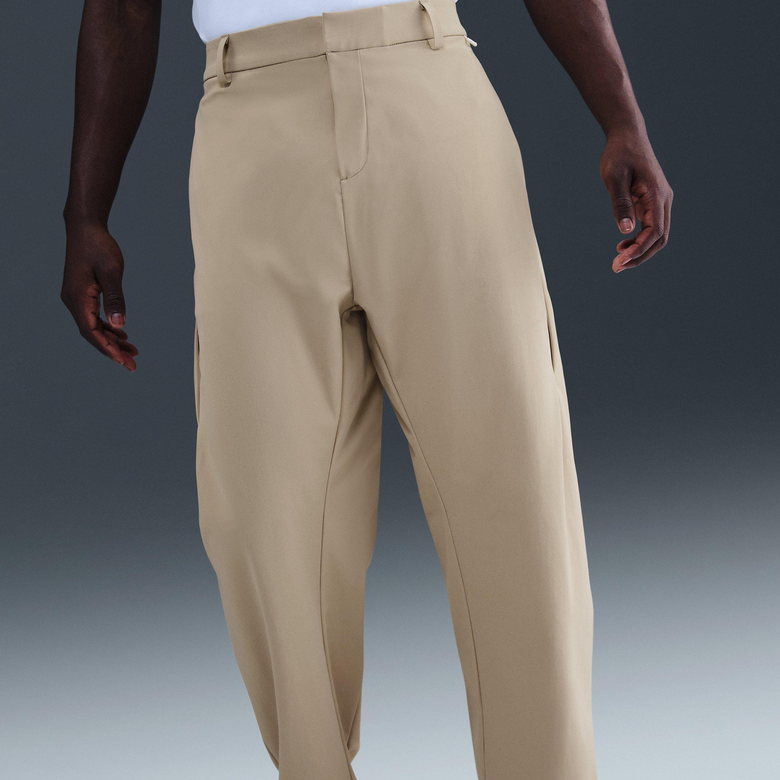 Nike Men's 24.7 PefectStretch Dri-FIT UV Loose-Fit Utility Pants - BROWN Thumbnail View 2