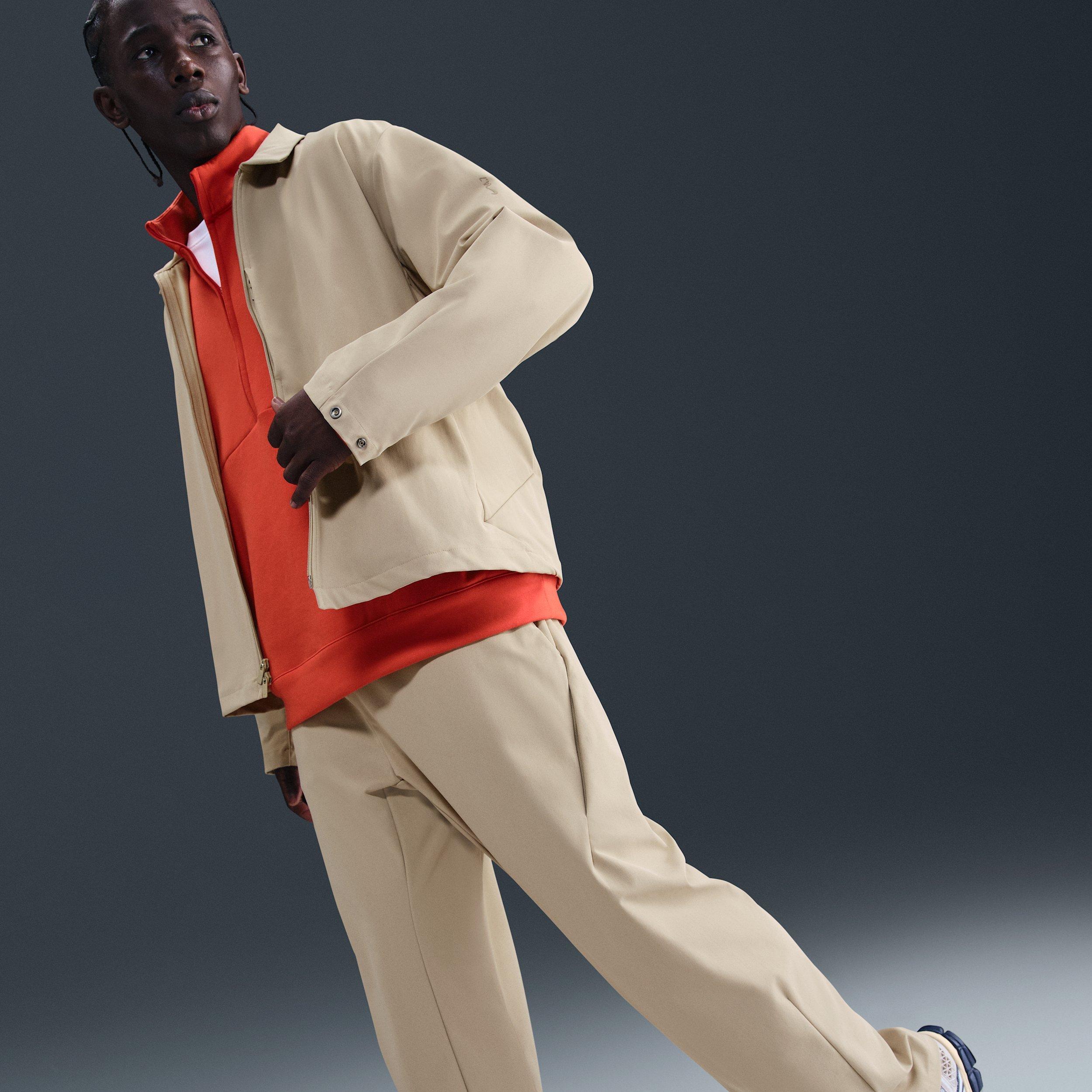 Nike Men's 24.7 PefectStretch Dri-FIT UV Loose-Fit Utility Pants - BROWN Thumbnail View 5