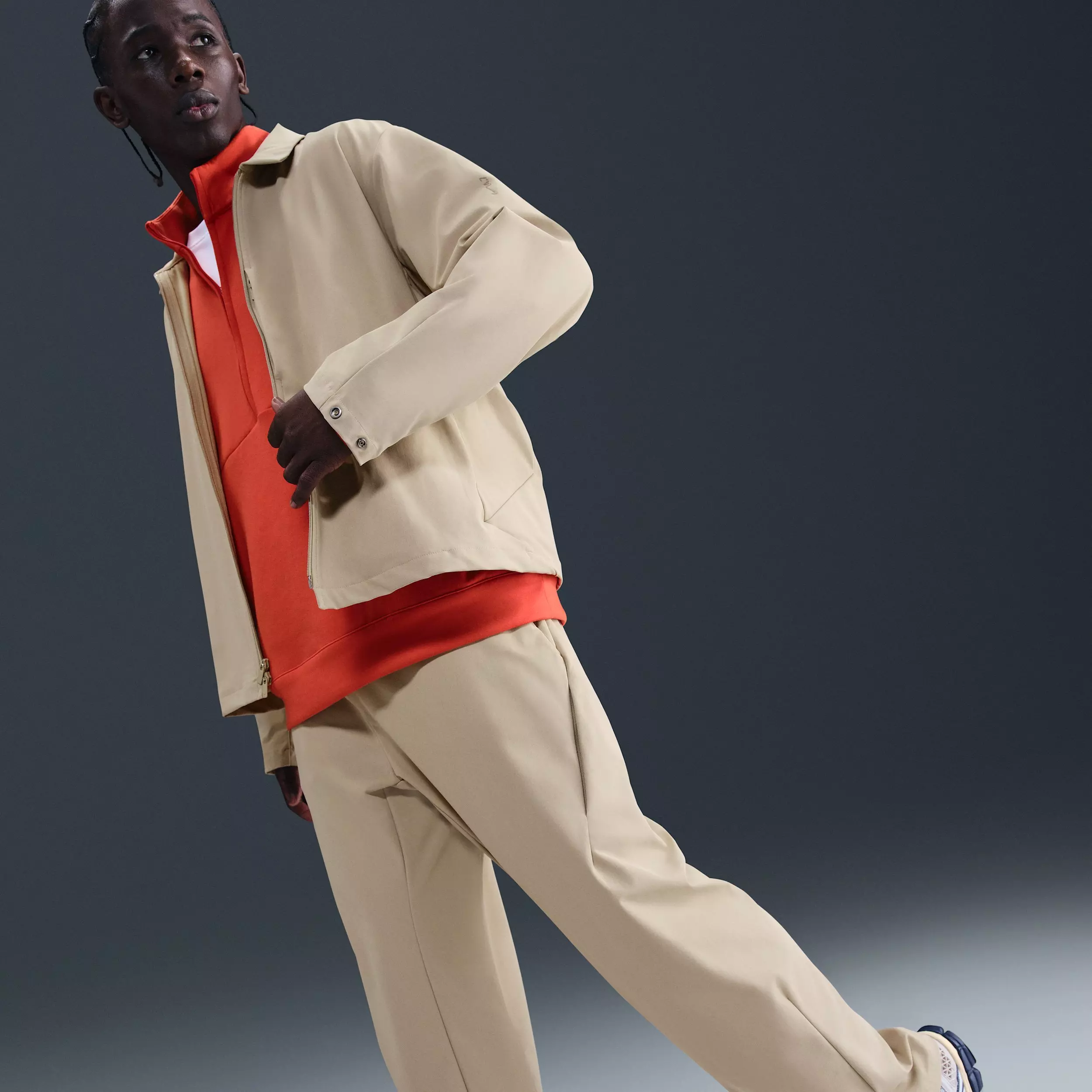 Nike Men's 24.7 PefectStretch Dri-FIT UV Loose-Fit Utility Pants - BROWN