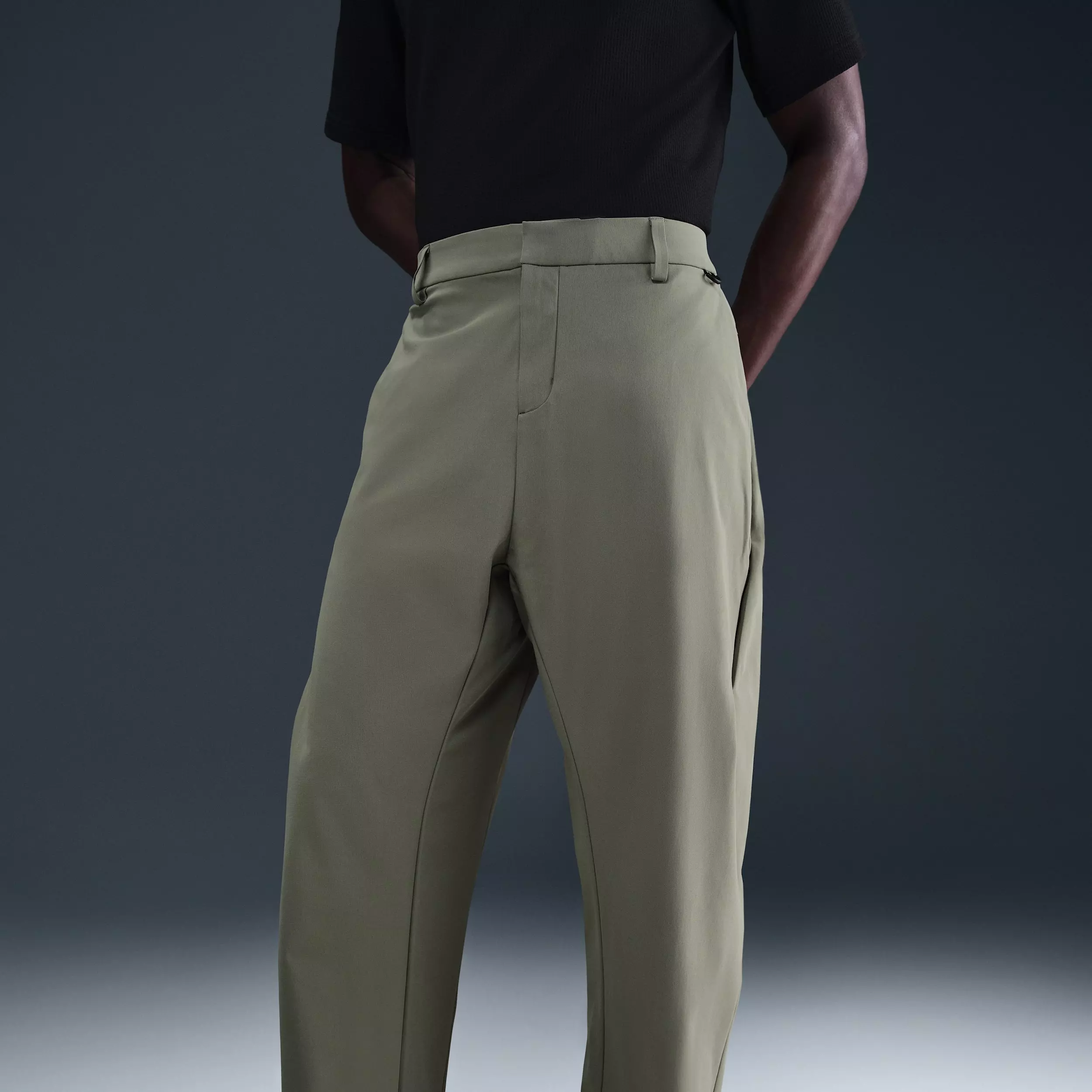 Nike Men's 24.7 PefectStretch Dri-FIT UV Loose-Fit Utility Pants - GREEN