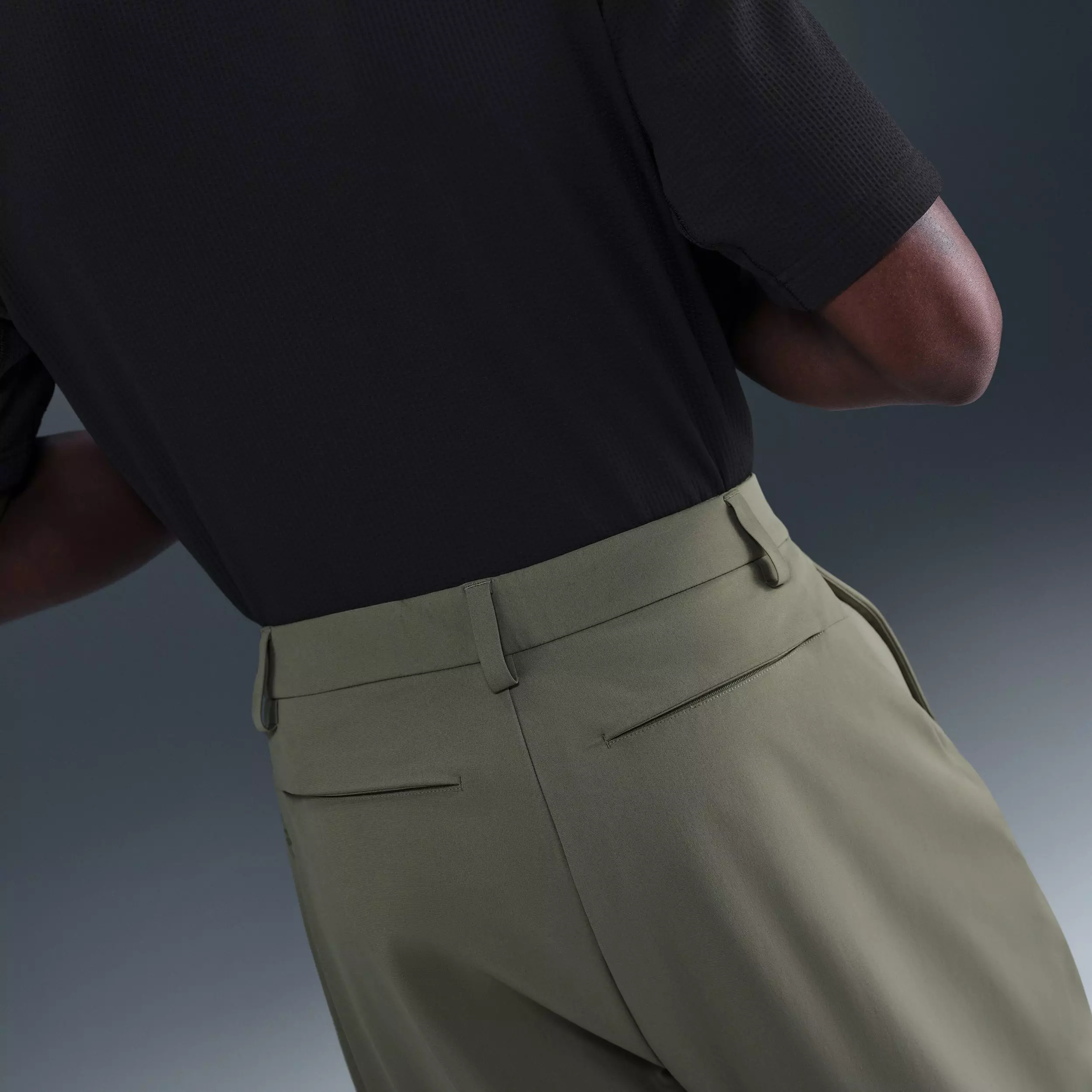 Nike Men's 24.7 PefectStretch Dri-FIT UV Loose-Fit Utility Pants - GREEN