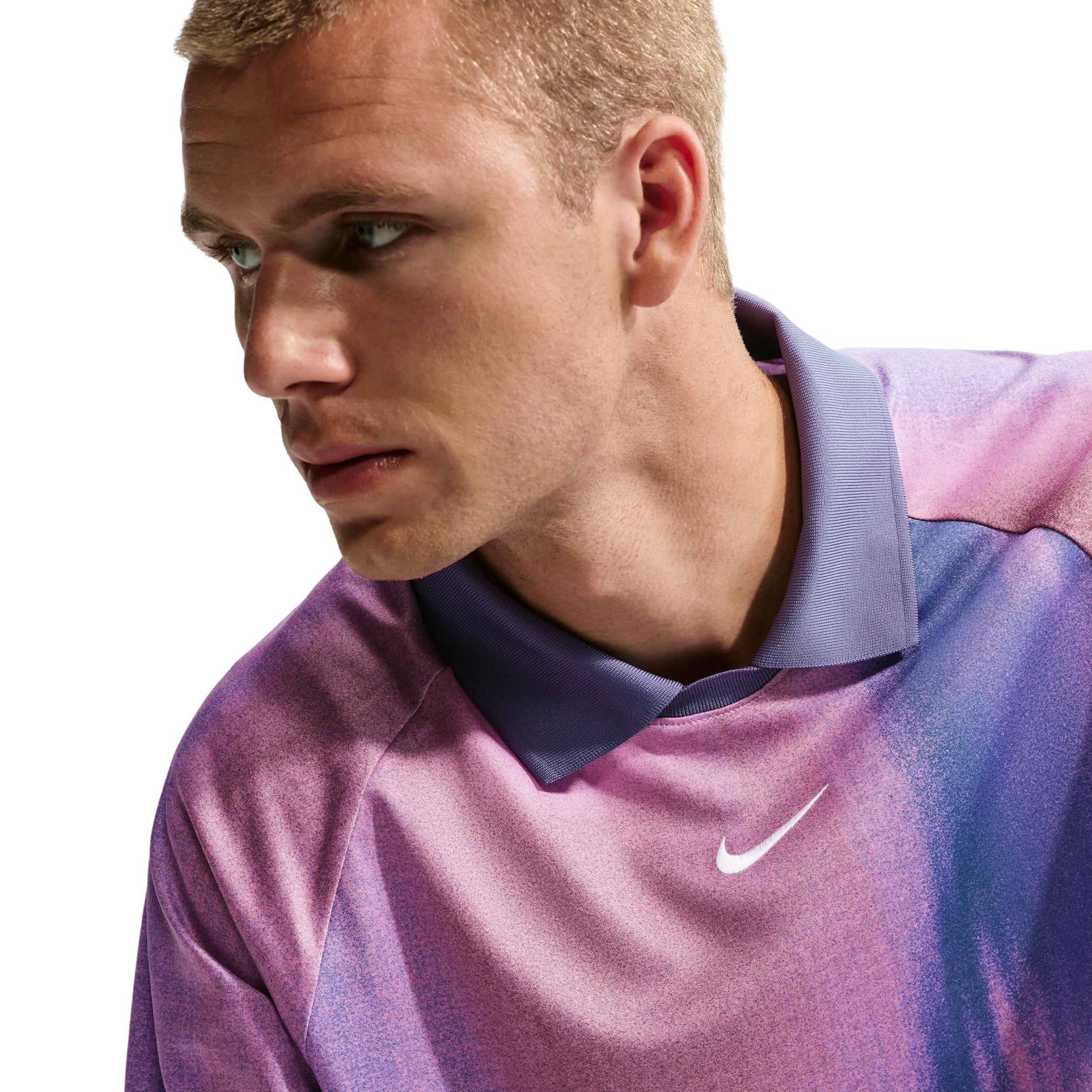 Nike Men's Dri-FIT Jacquard Skate Jersey - LT MAGENTA Thumbnail View 3