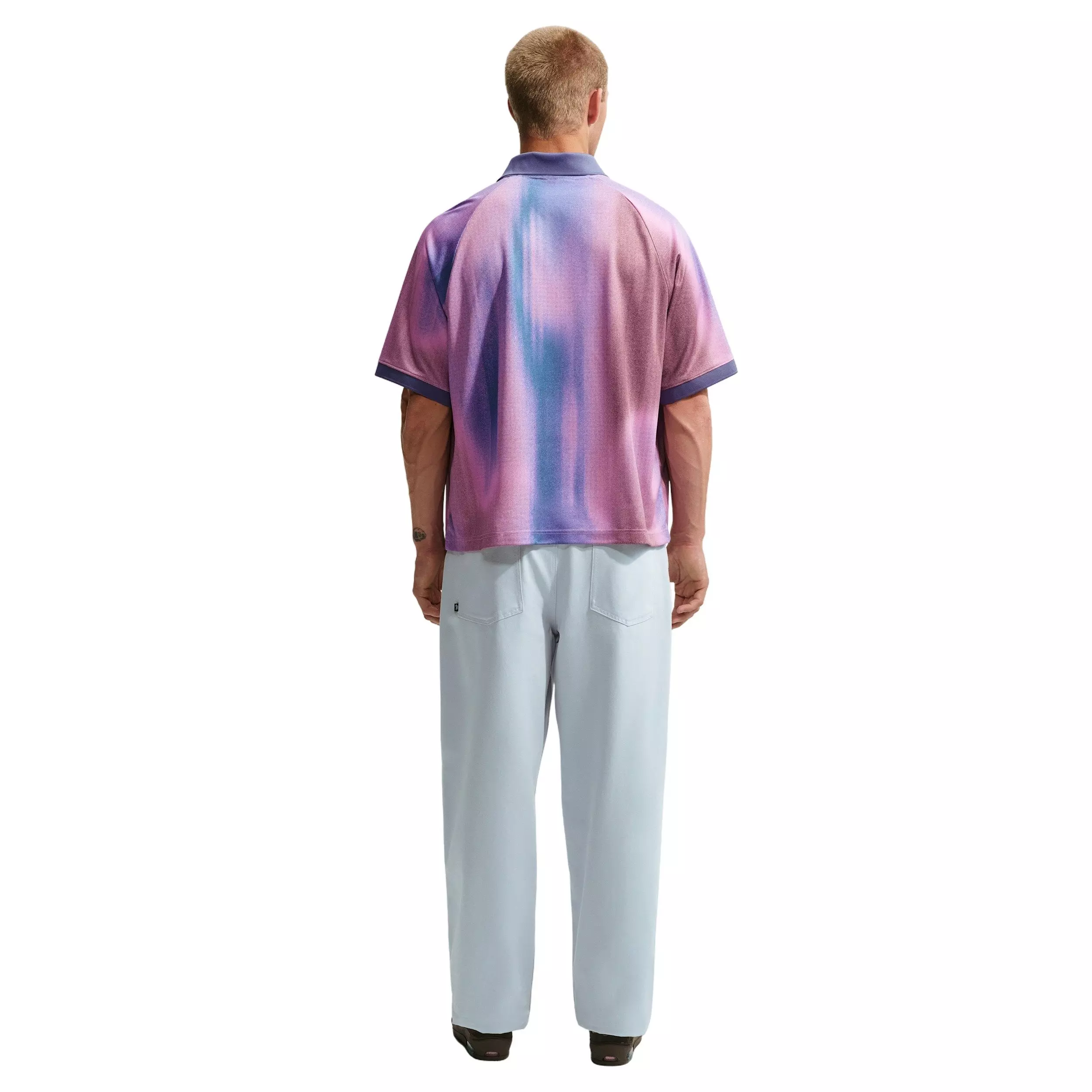 Nike Men's Dri-FIT Jacquard Skate Jersey - LT MAGENTA