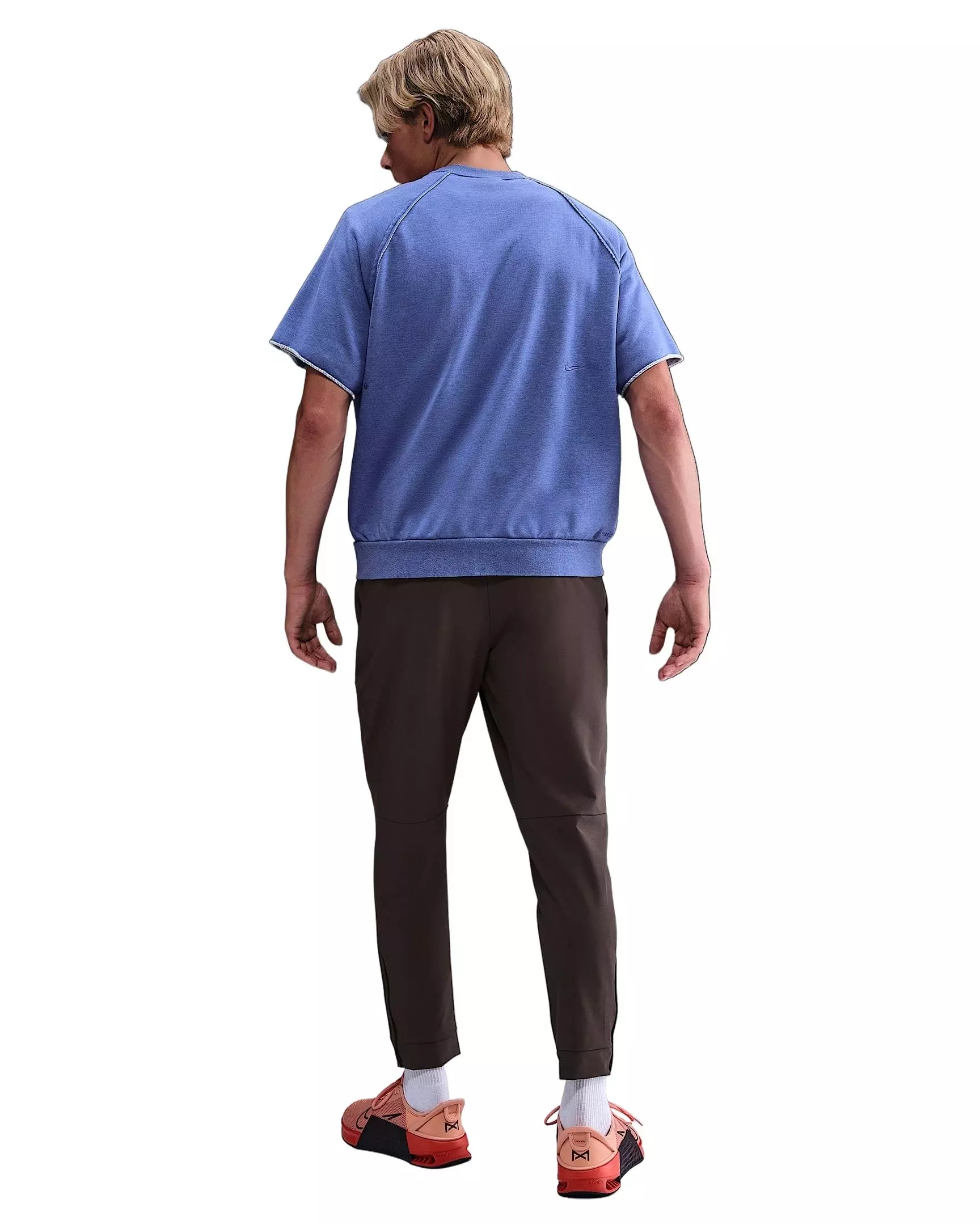 Nike Men's Unlimited Dri-FIT Zippered Cuff Versatile Pants -Brown - BROWN