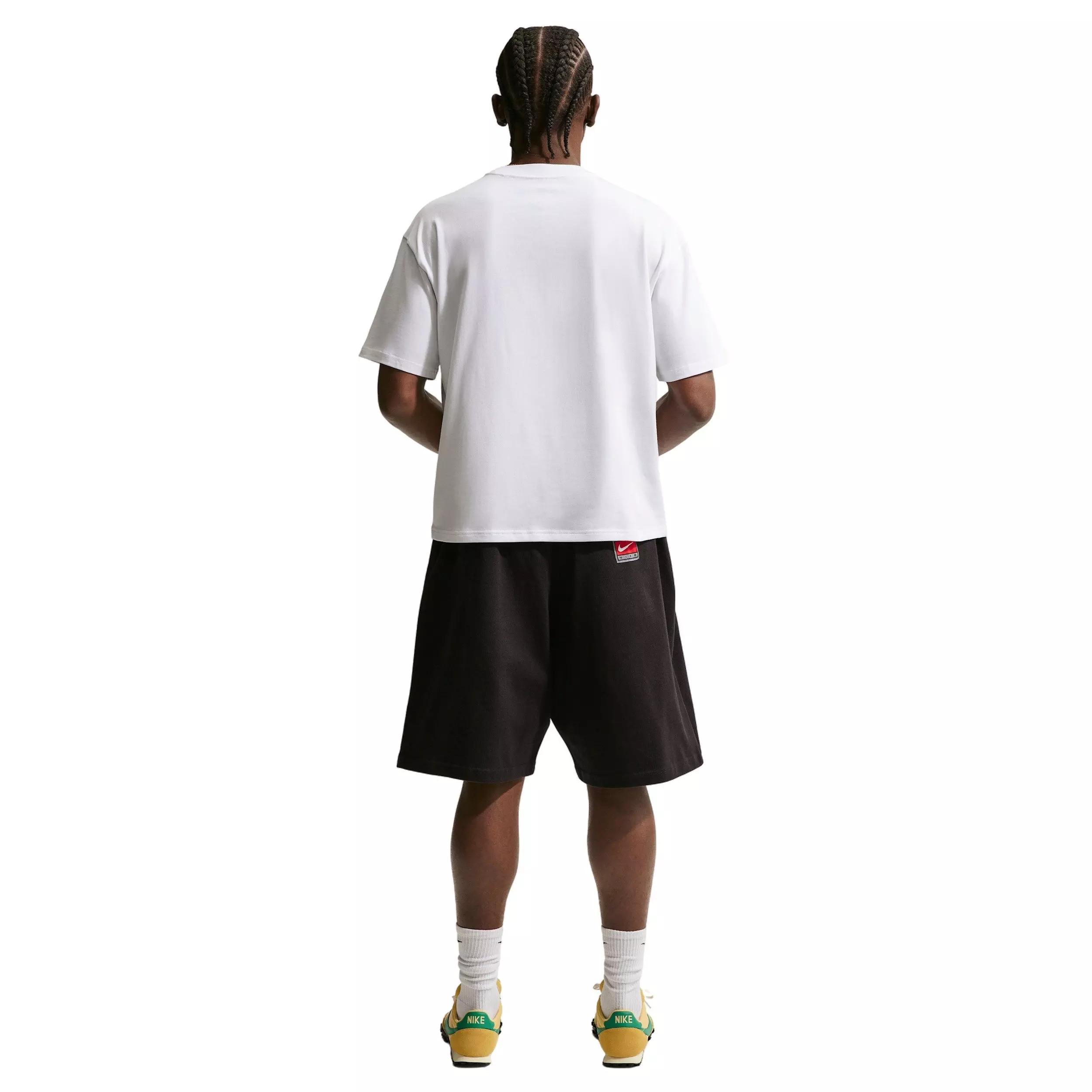Nike Men's Sportswear LSE Boxy Futbol T-Shirt - White - WHITE