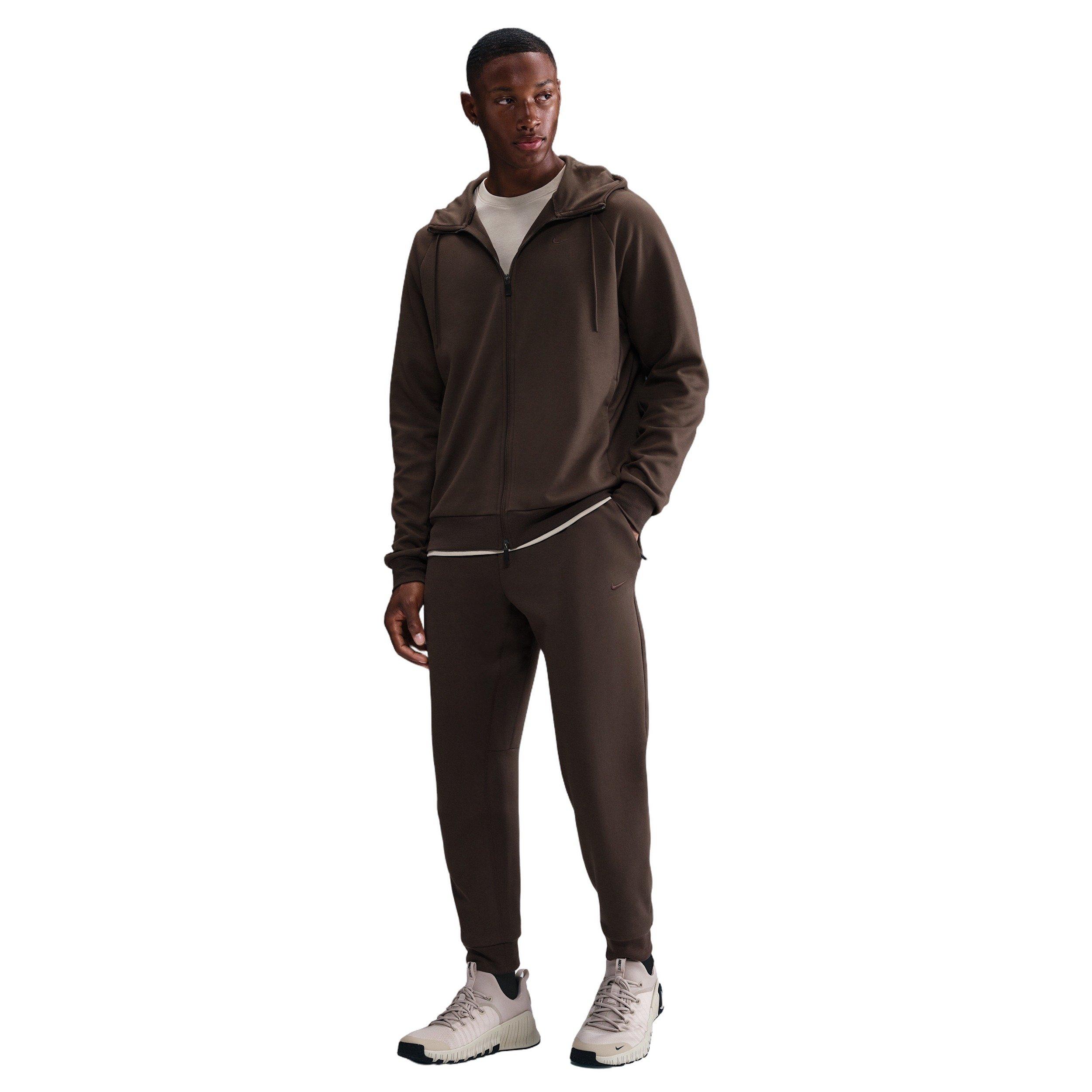 Nike Men's Primary Fleece Dri-FIT UV Performance Joggers - BROWN Thumbnail View 1