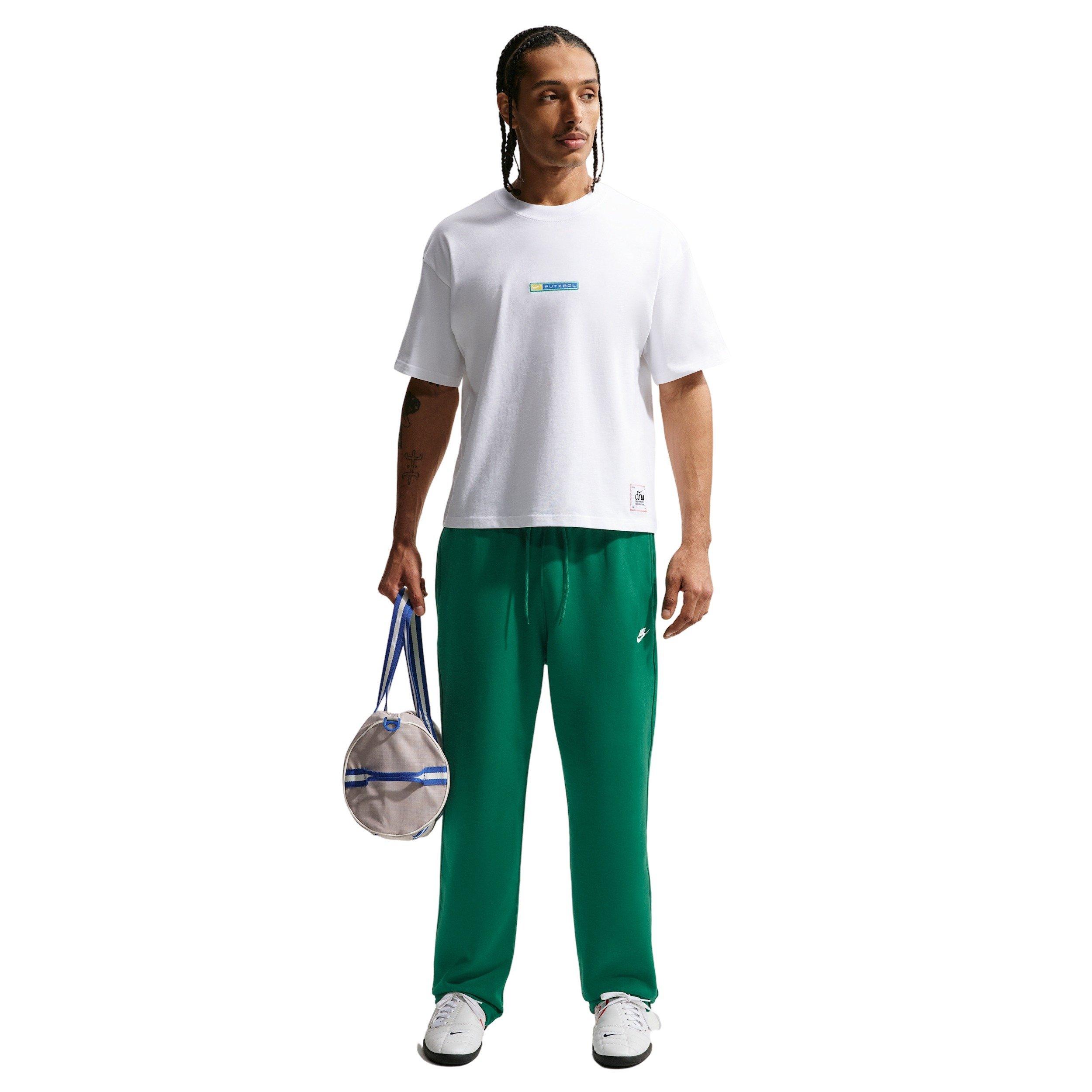 Nike Men's Sportswear LSE Boxy Futebol T-Shirt - White - WHITE Thumbnail View 4