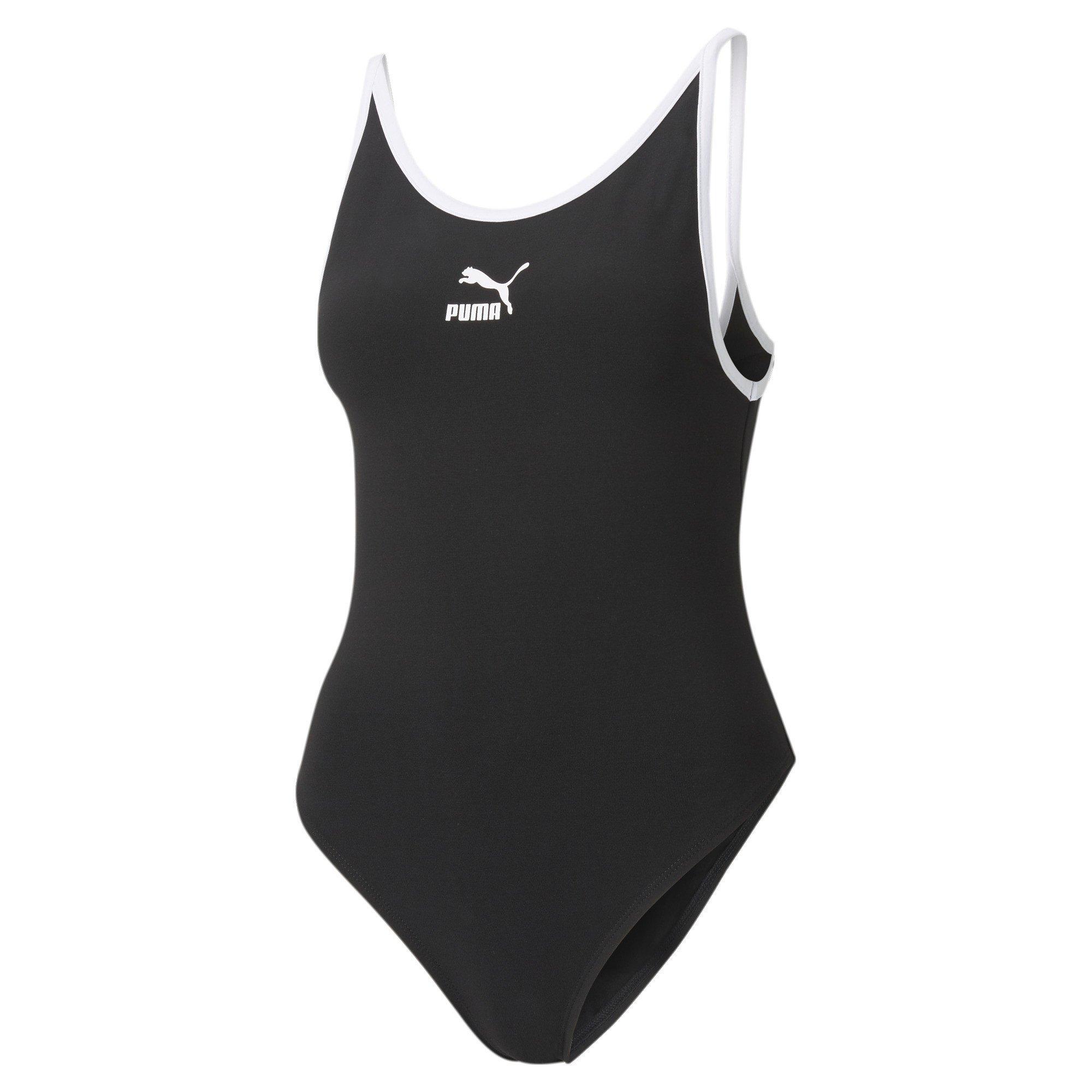 Puma Women's Classics Sleeveless Bodysuit - BLACK Thumbnail View 4