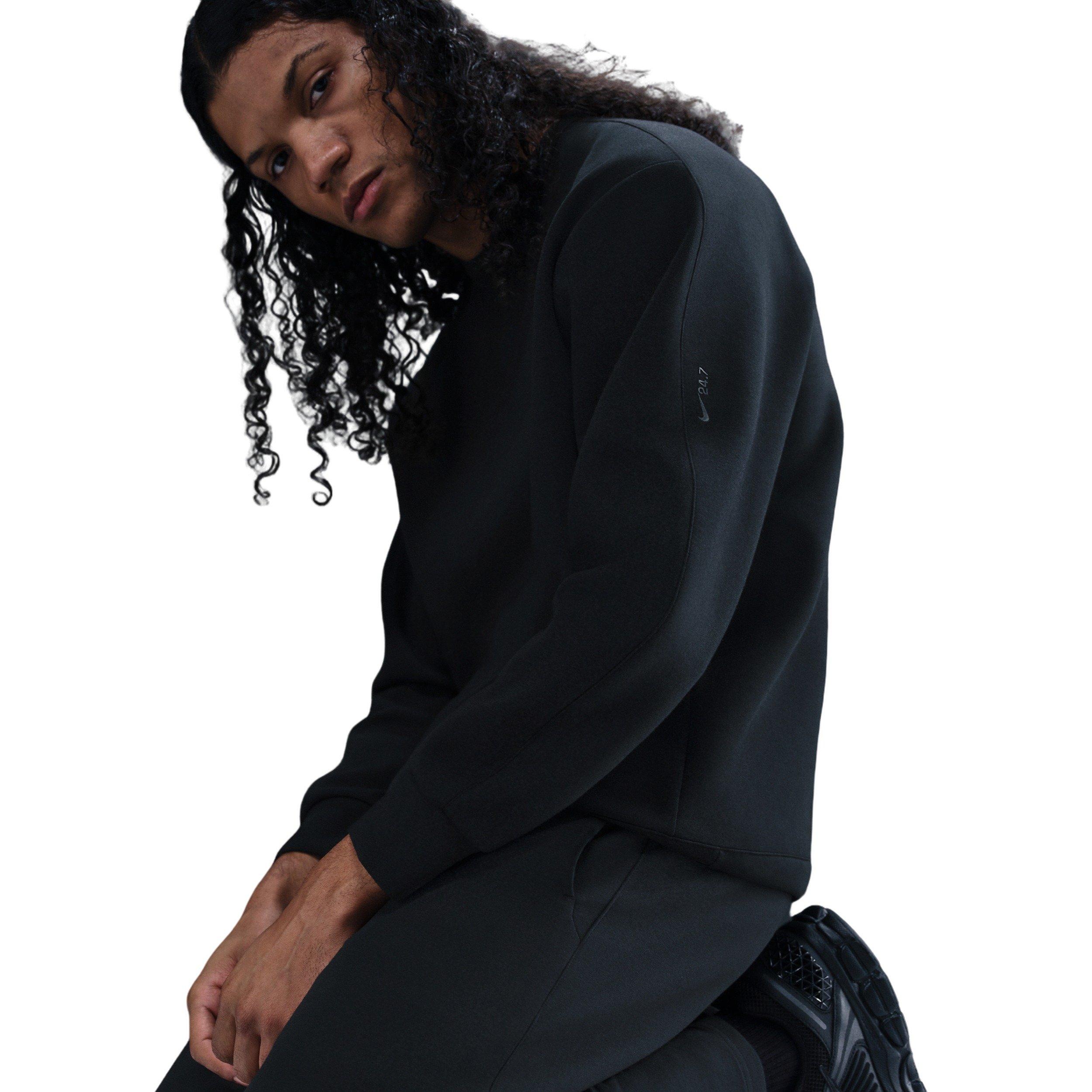 Nike Men's 24.7 ImpossiblySoft Dri-FIT Pants - BLACK Thumbnail View 5