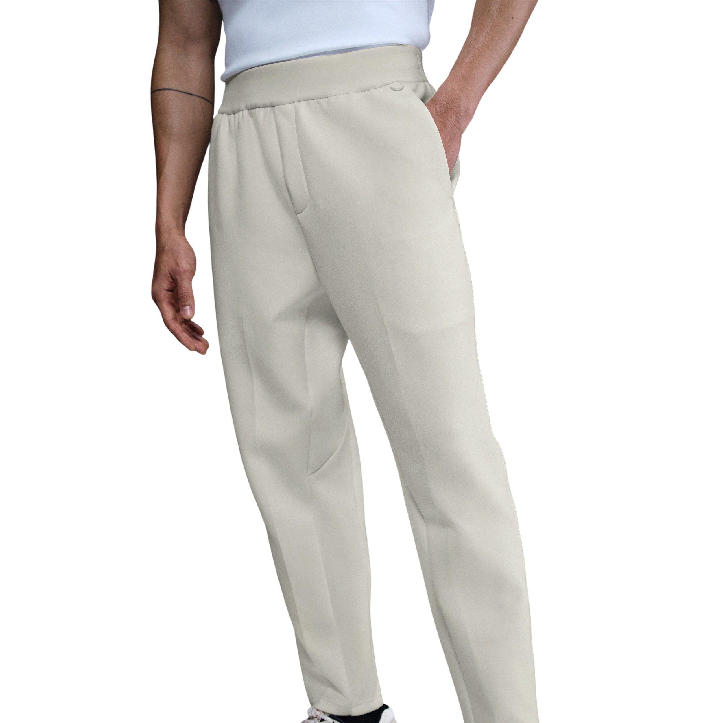 Nike Men's 24.7 ImpossiblySoft Dri-FIT Pants - WHITE Thumbnail View 3