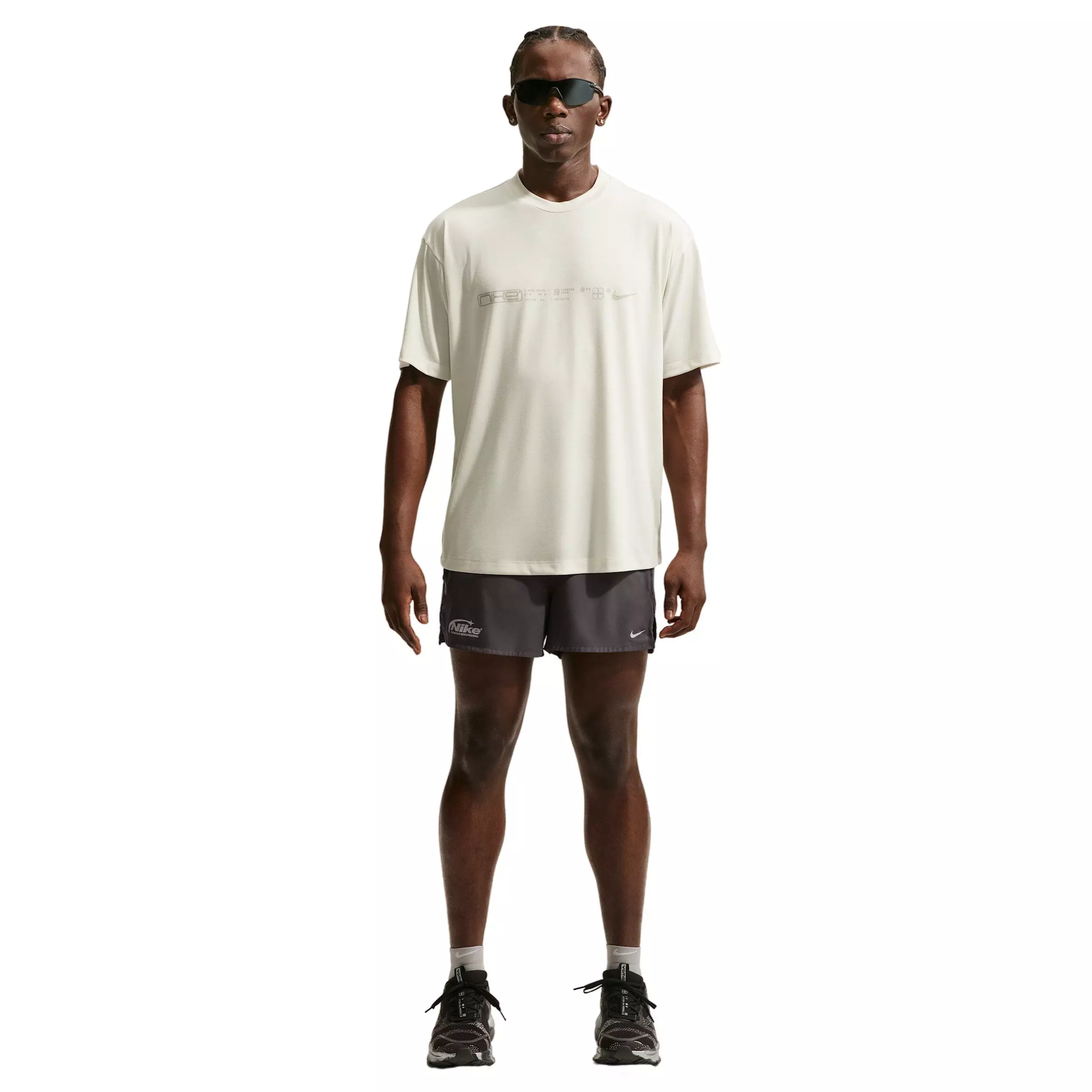 Nike Men's Disrupt Dri-FIT Short-Sleeve Running Top - SAFFRON