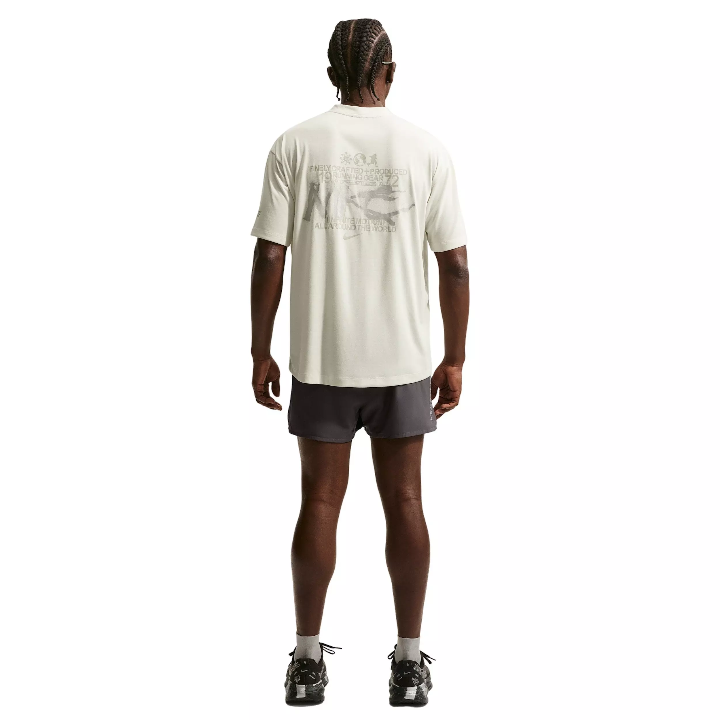 Nike Men's Disrupt Dri-FIT Short-Sleeve Running Top - SAFFRON