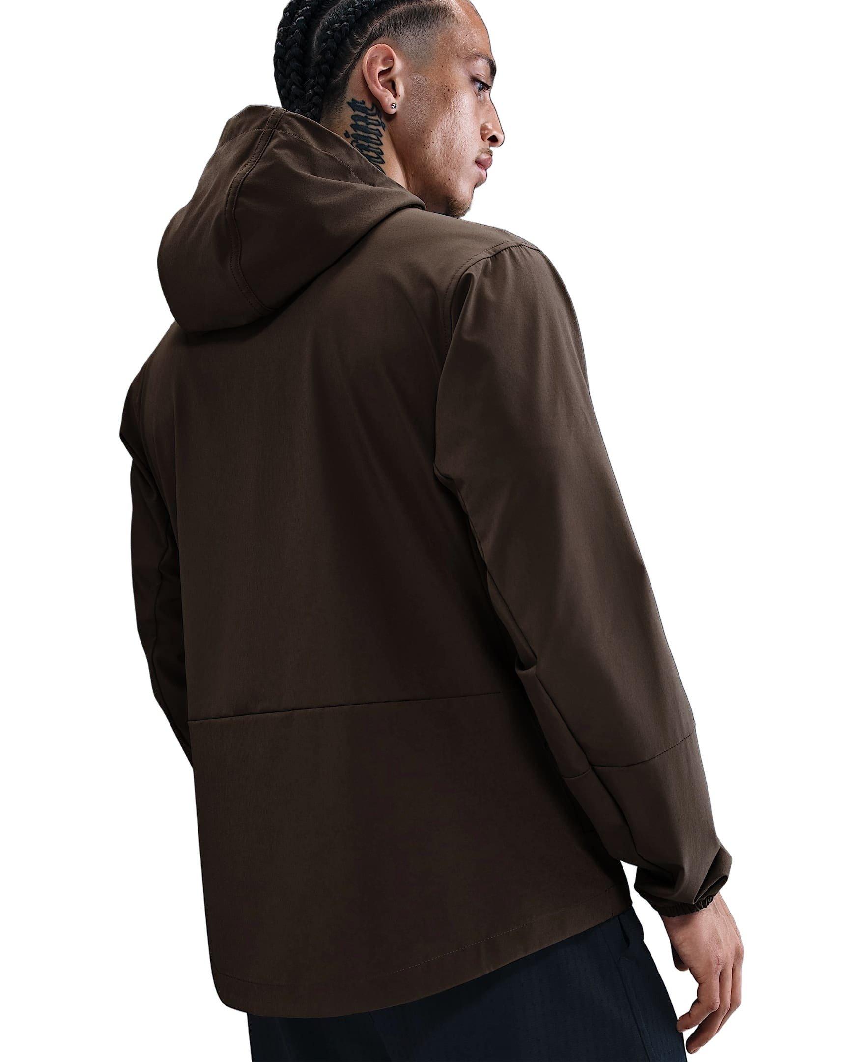 Nike Men's Unlimited Repel Hooded Versatile Jacket - Brown - BROWN Thumbnail View 2