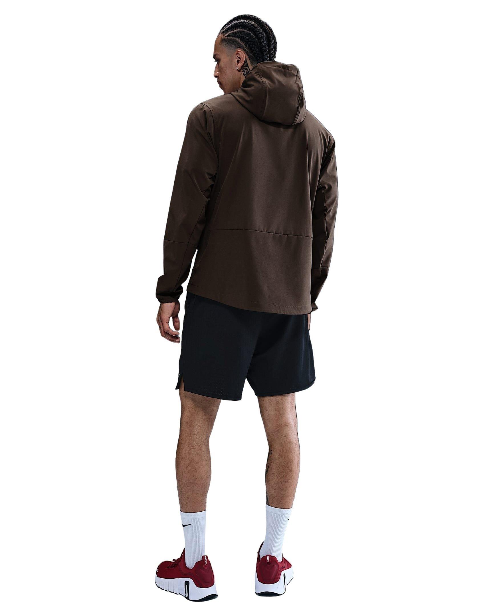 Nike Men's Unlimited Repel Hooded Versatile Jacket - Brown - BROWN Thumbnail View 5