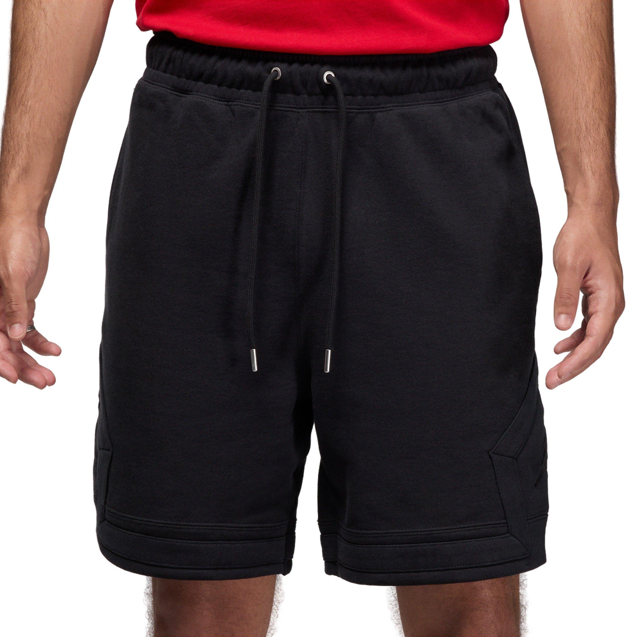 Jordan Men's Flight Fleece Diamond Shorts - BLACK Thumbnail View 1