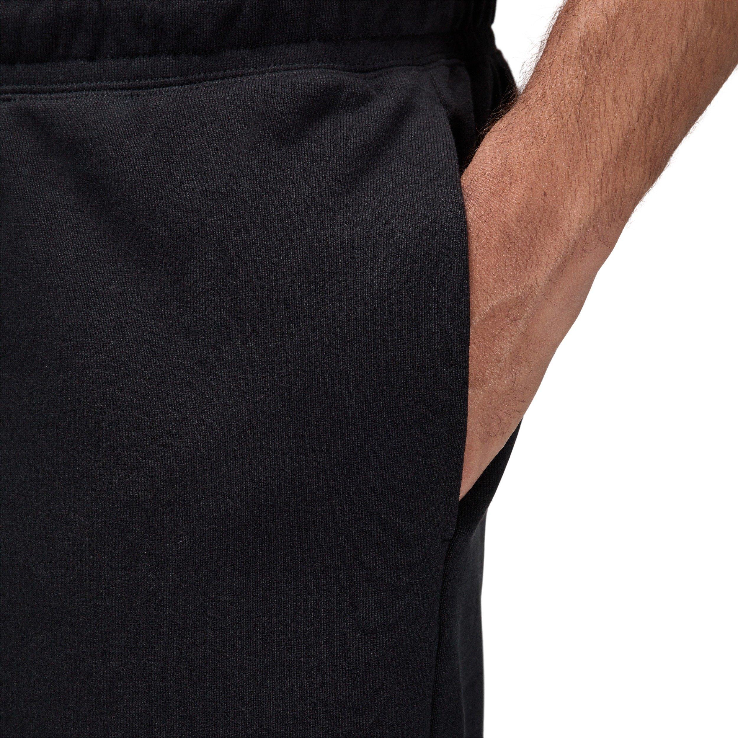 Jordan Men's Flight Fleece Diamond Shorts - BLACK Thumbnail View 4