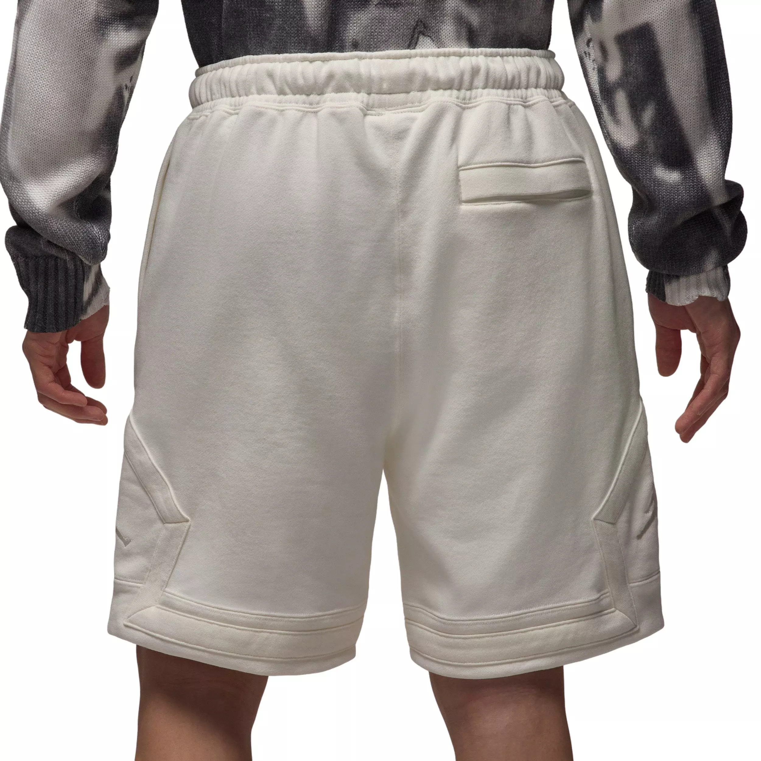 Jordan Men's Flight Fleece Diamond Shorts - WHITE