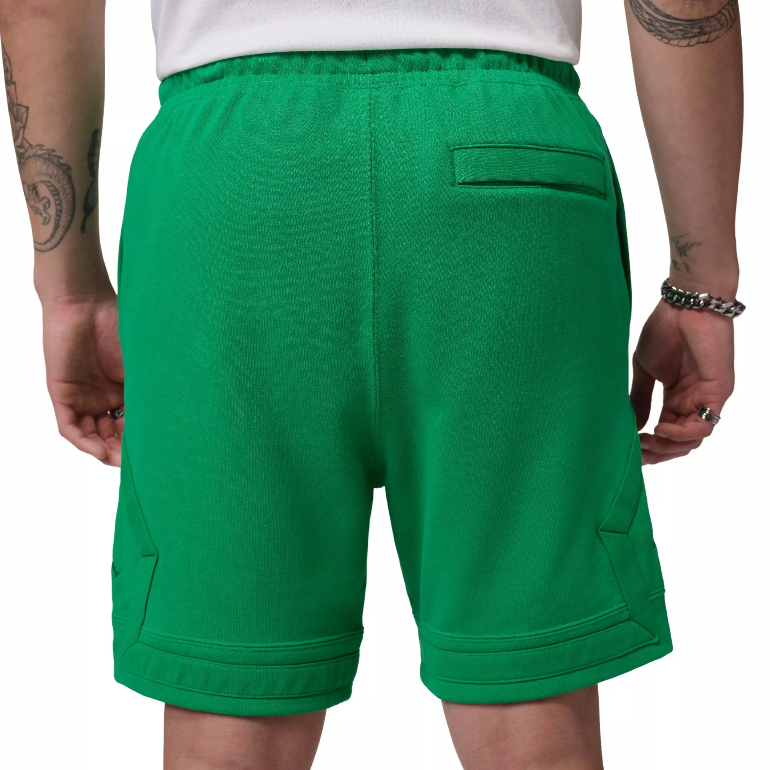 Jordan Men's Flight Fleece Diamond Shorts - GREEN