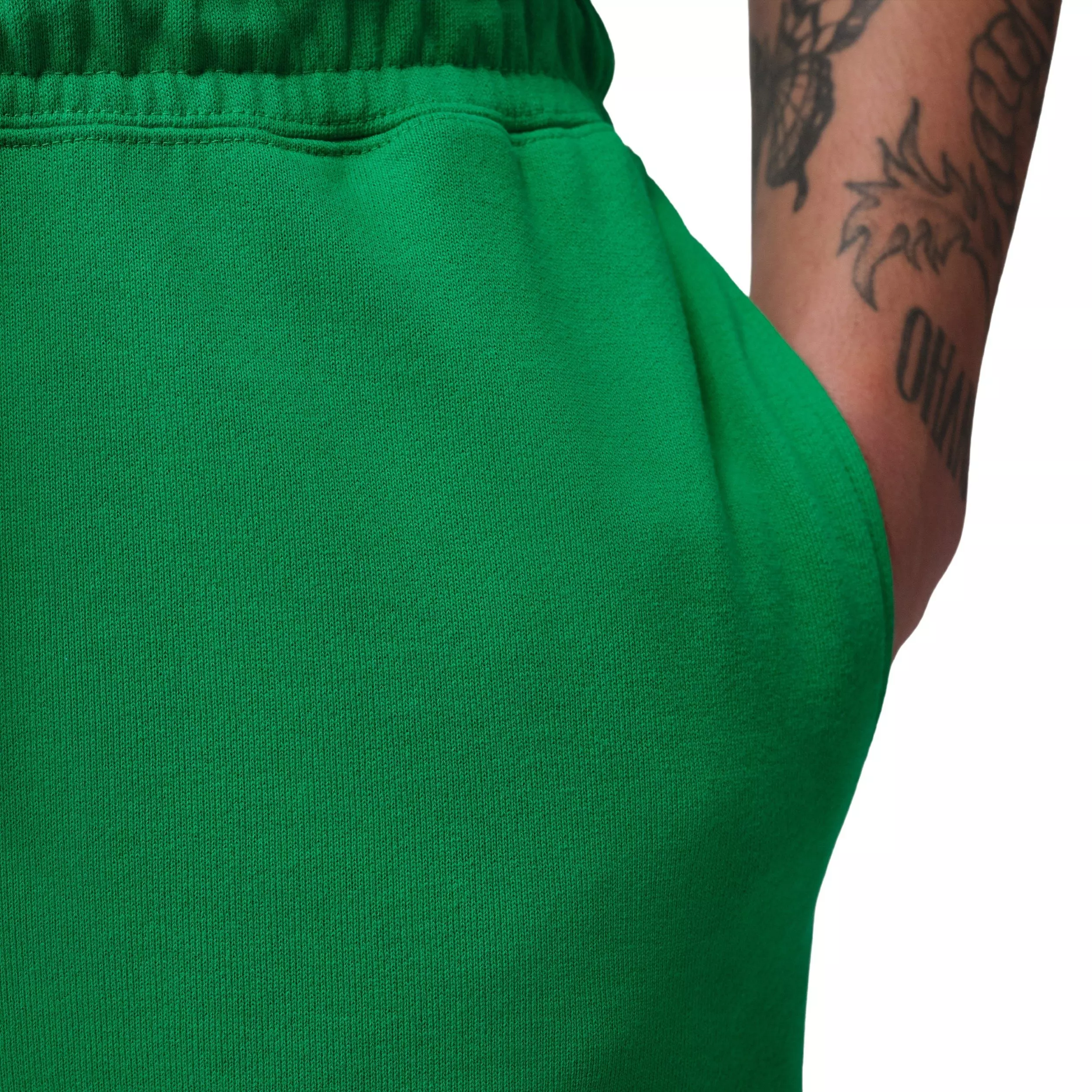 Jordan Men's Flight Fleece Diamond Shorts - GREEN