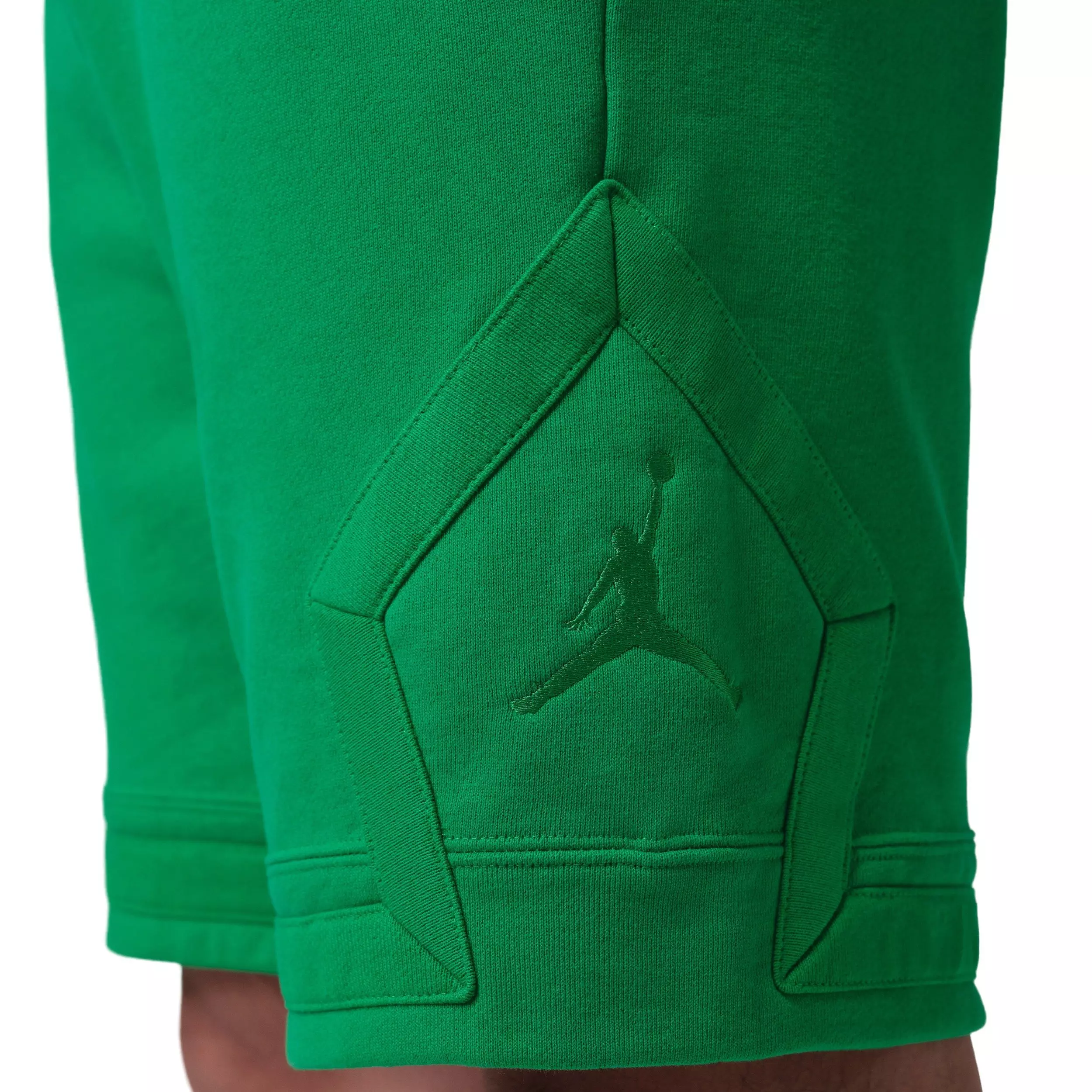 Jordan Men's Flight Fleece Diamond Shorts - GREEN
