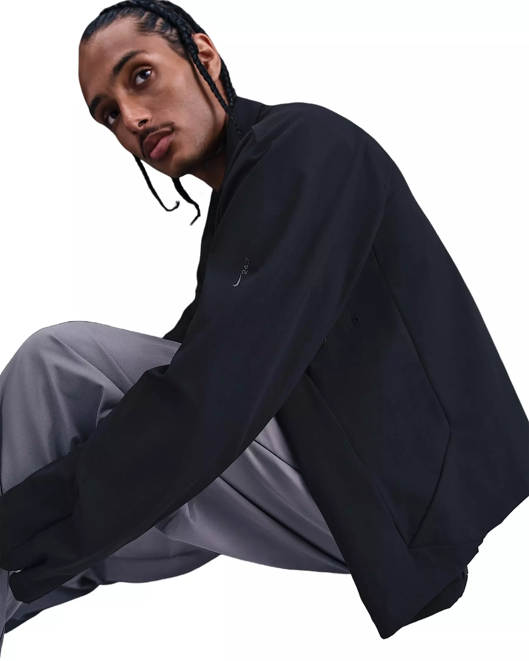 Nike Men's 24.7 PerfectStretch Dri-FIT UV Jacket - BLACK