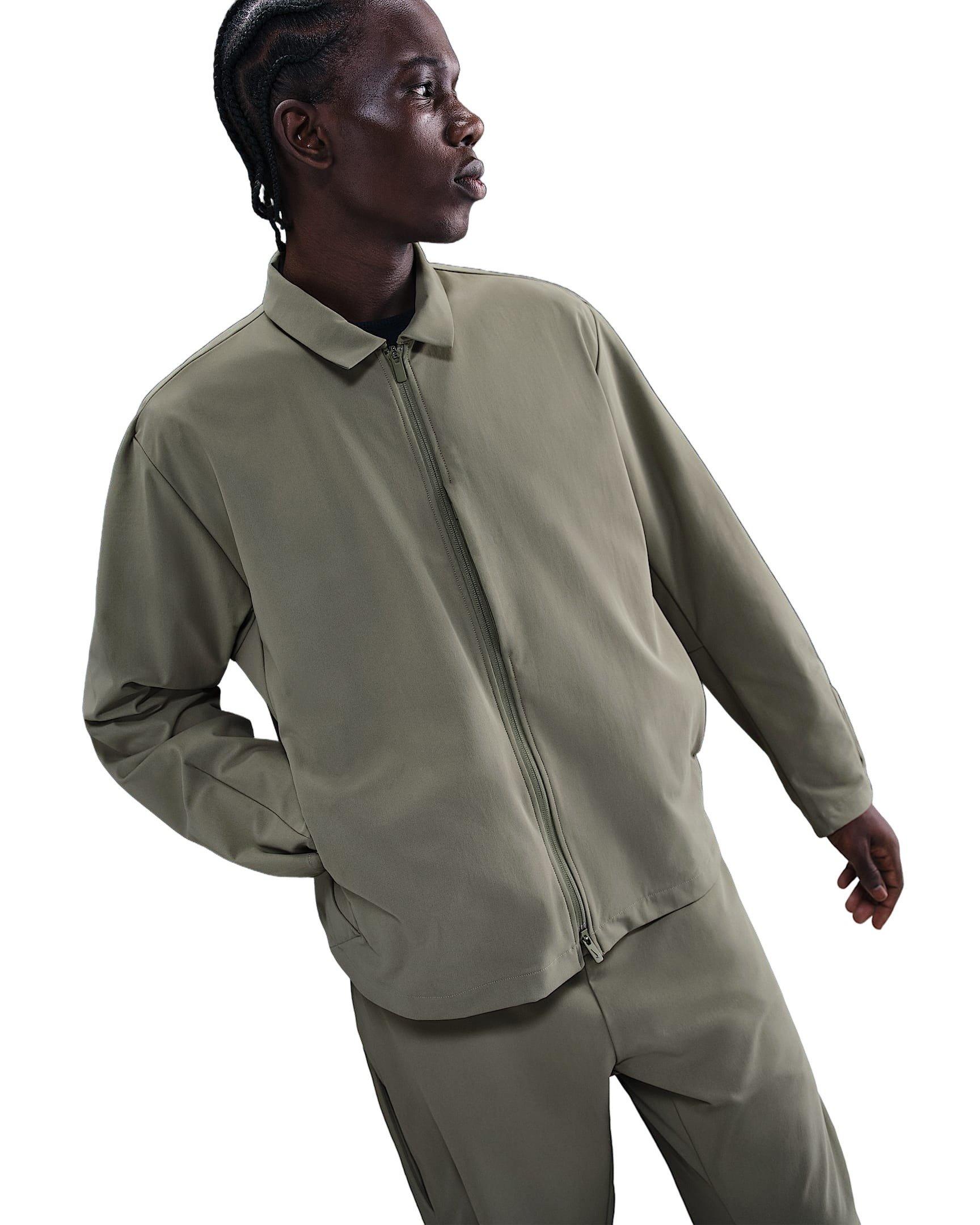 Nike Men's 24.7 PerfectStretch Dri-FIT UV Jacket - GREEN Thumbnail View 1