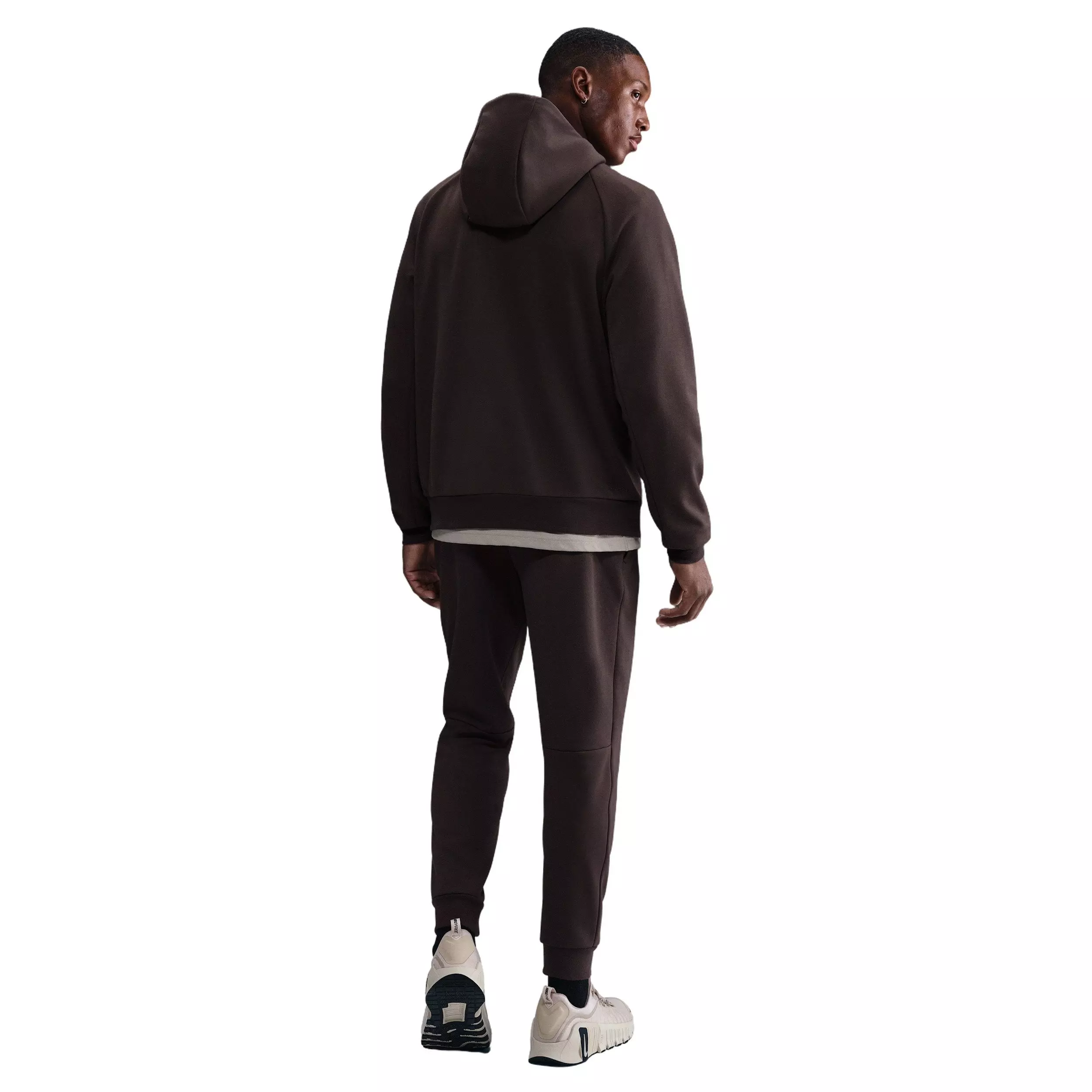 Nike Men's Primary Fleece Dri-FIT UV Full-Zip Performance Jacket - BROWN