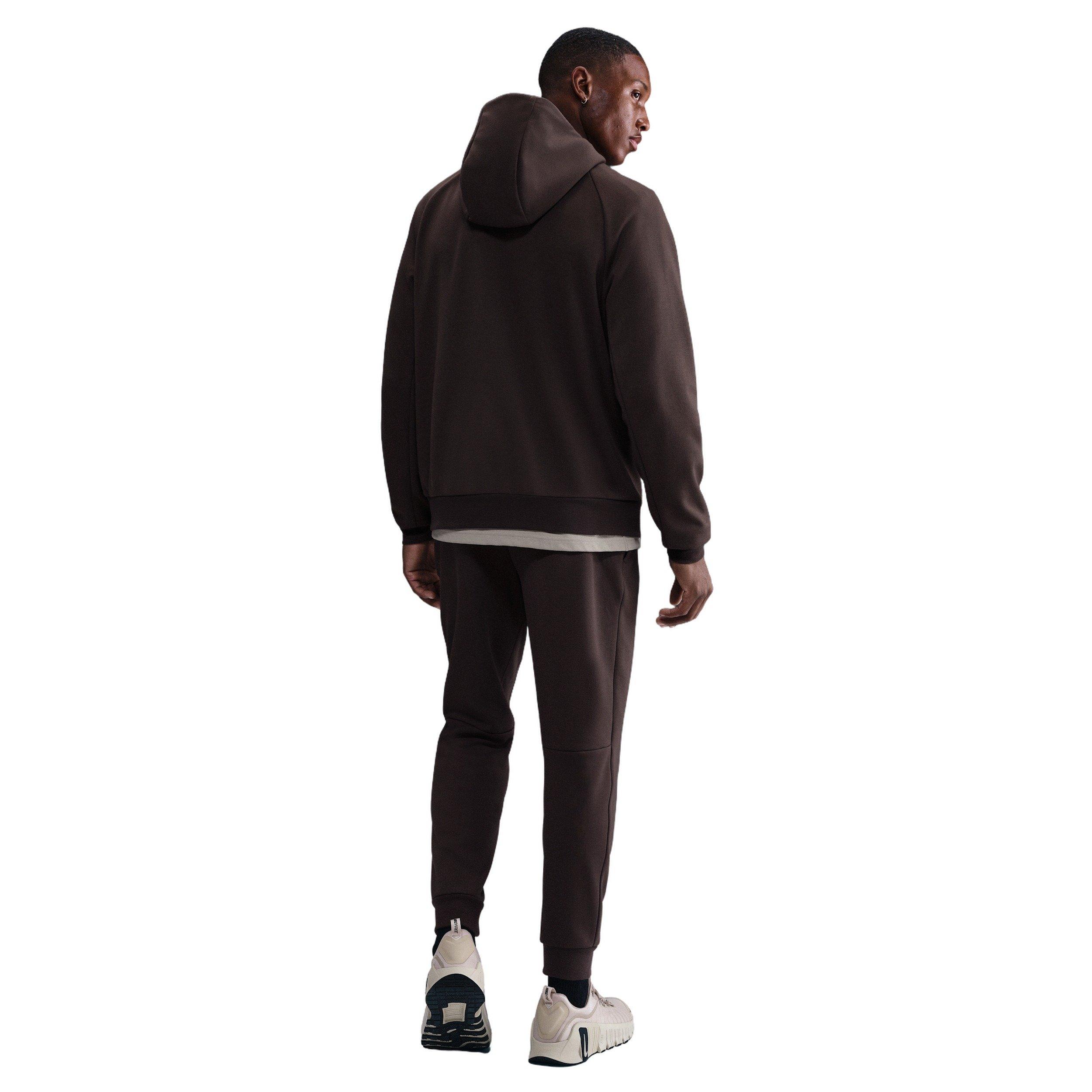 Nike Men's Primary Fleece Dri-FIT UV Performance Jacket - BROWN Thumbnail View 2