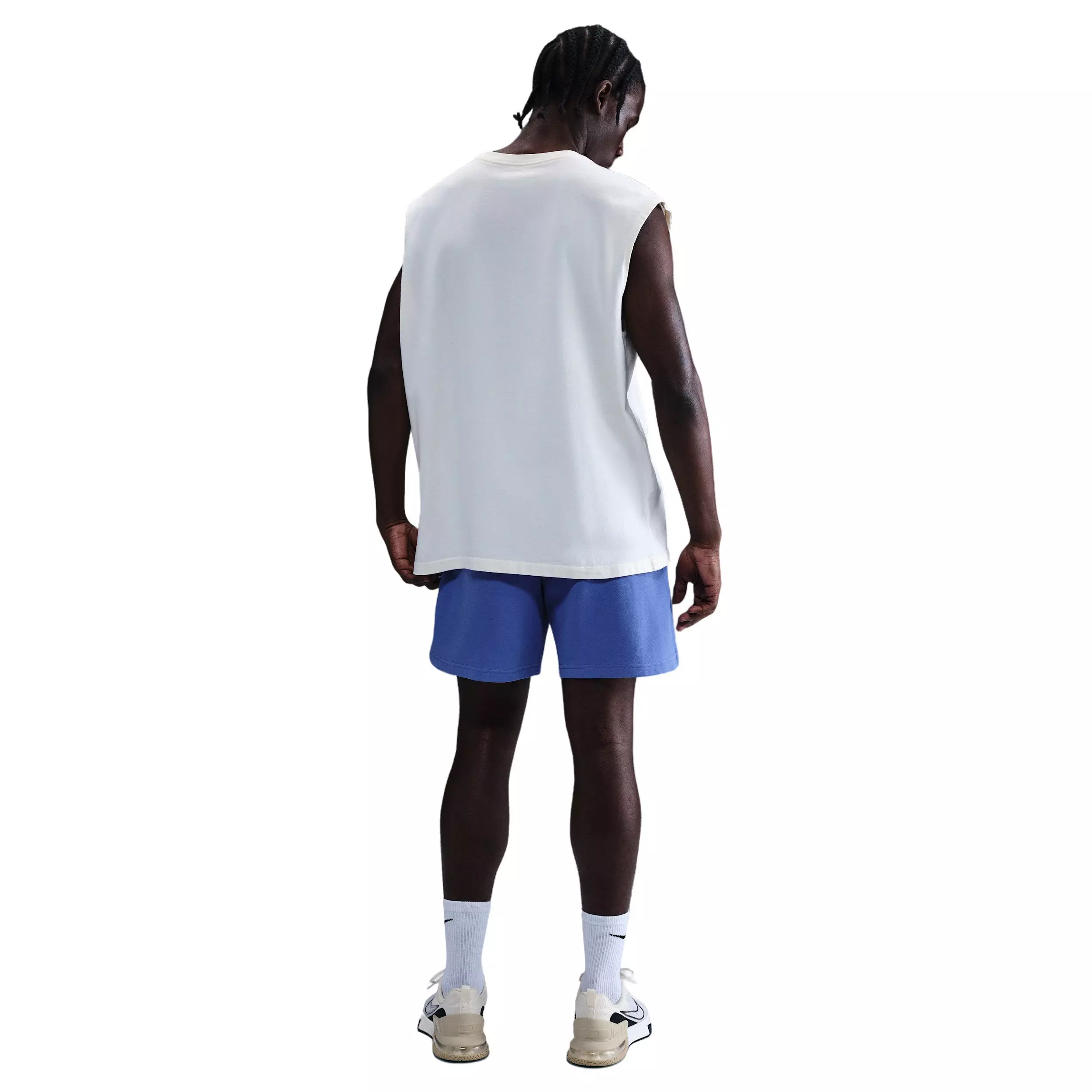 Nike Men's Primary Fleece 7" Dri-FIT Unlined Performance Shorts - BLUE