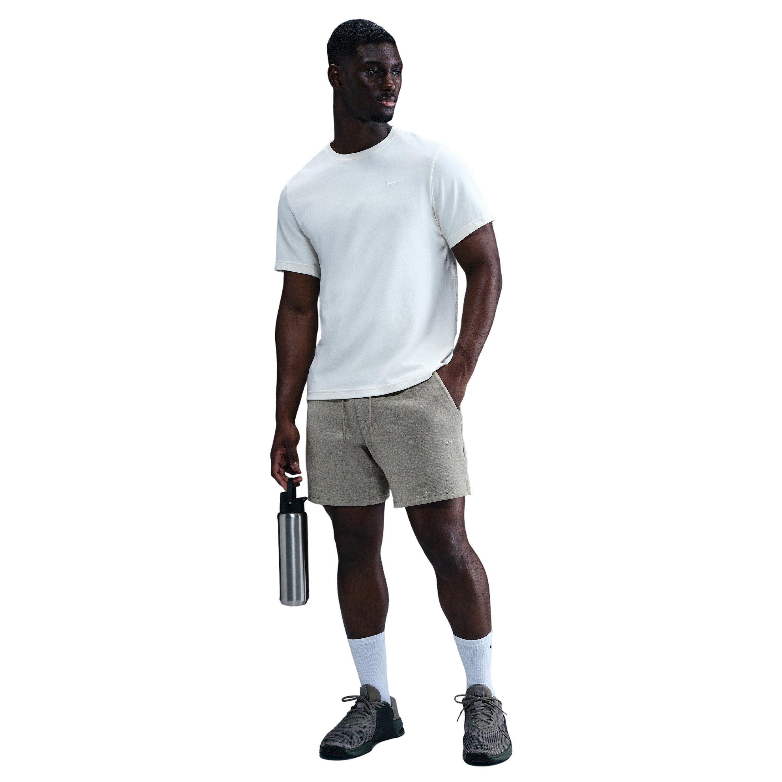 Nike Men's Primary Fleece 7" Dri-FIT Unlined Performance Shorts - GREEN Thumbnail View 4