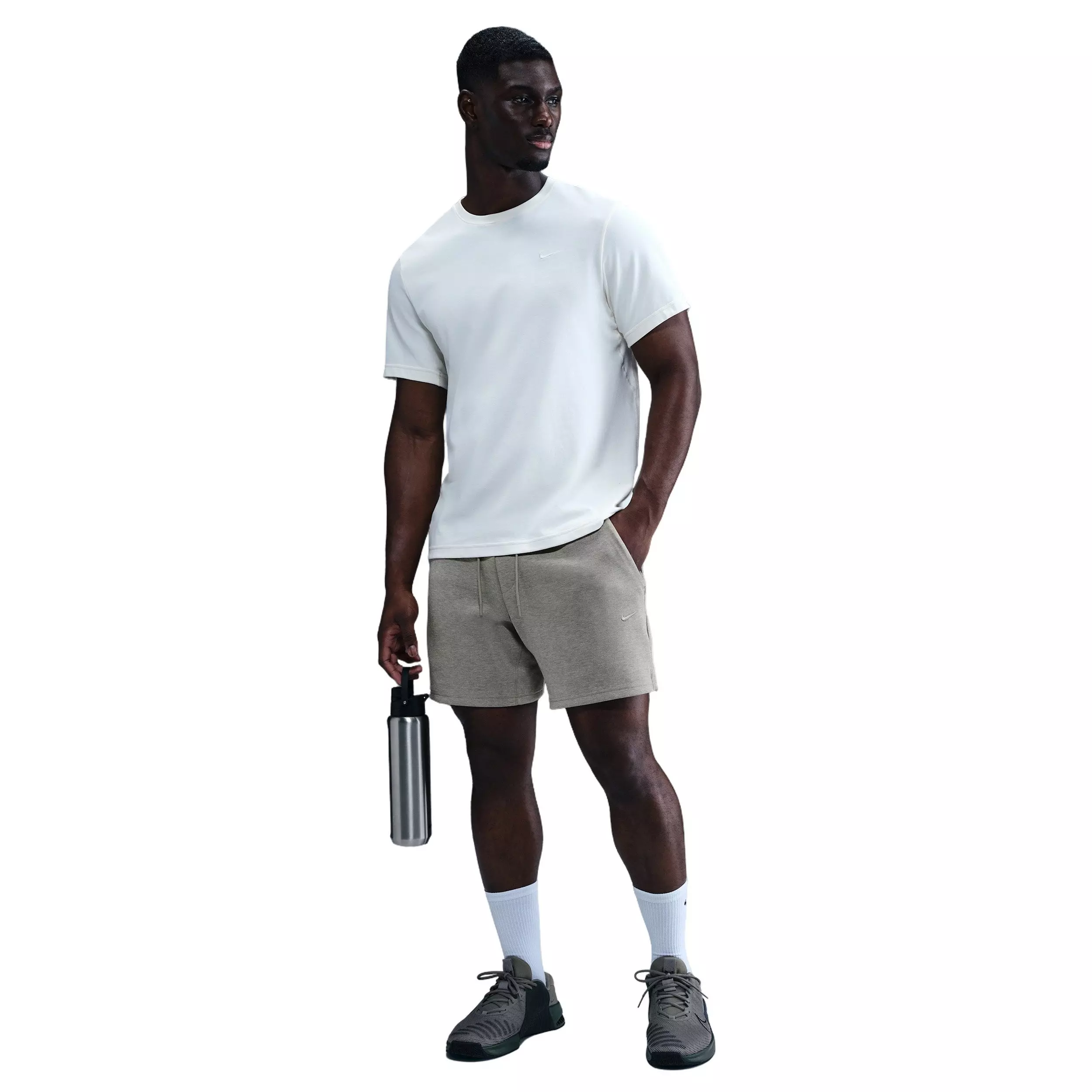 Nike Men's Primary Fleece 7" Dri-FIT Unlined Performance Shorts - GREEN