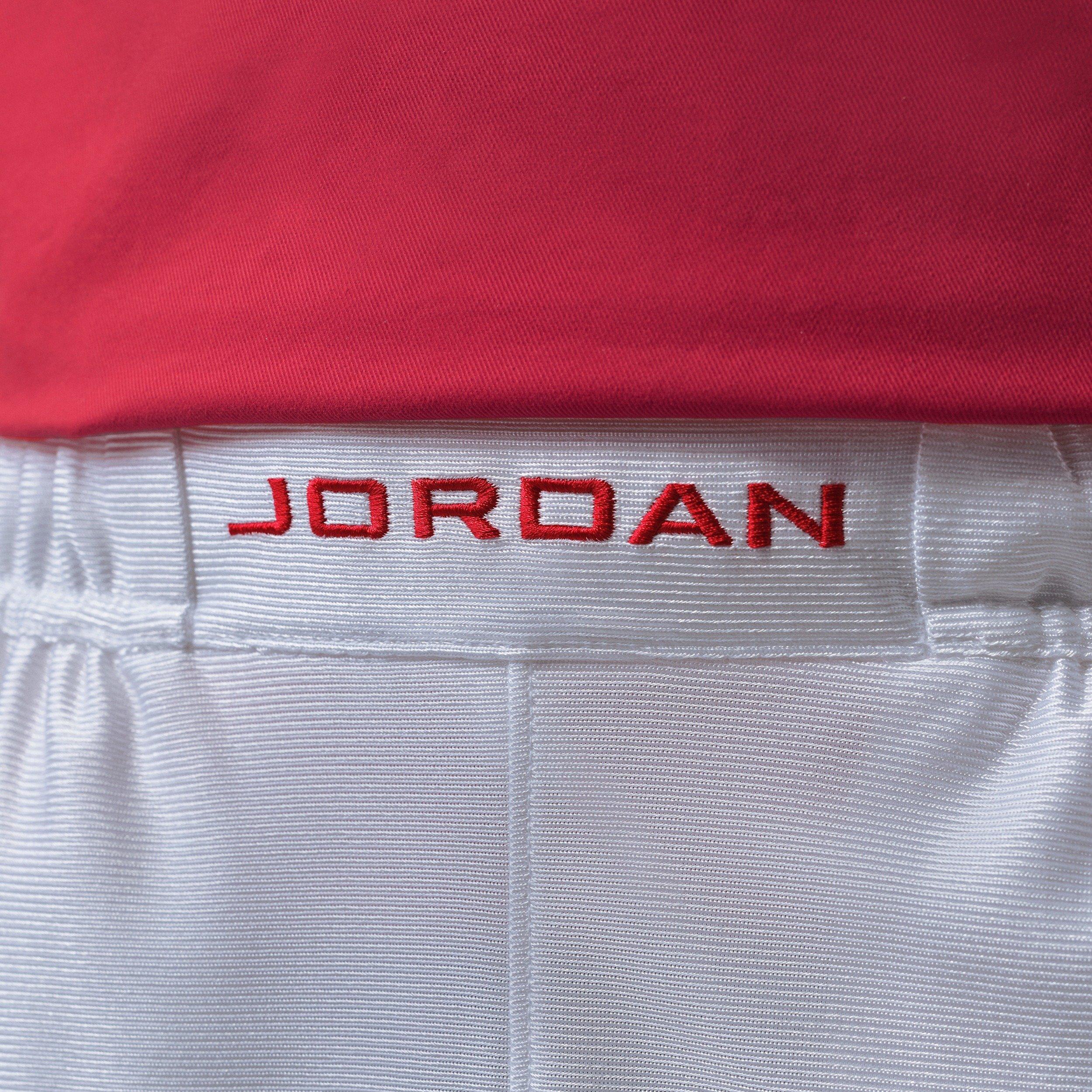 Jordan Men's Cat Scratch Brooklyn Shorts - WHITE Thumbnail View 4