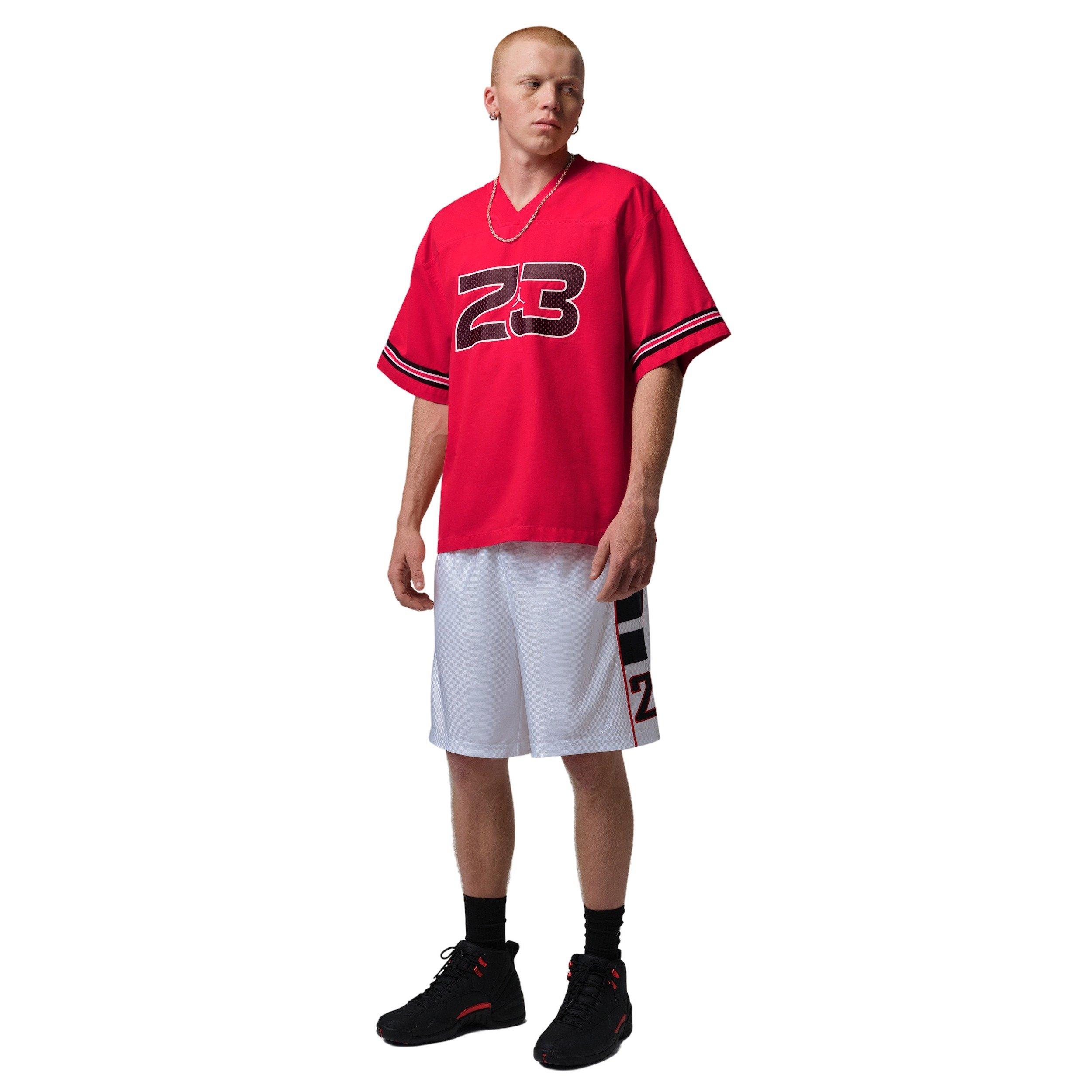 Jordan Men's Cat Scratch Brooklyn Shorts - WHITE Thumbnail View 8