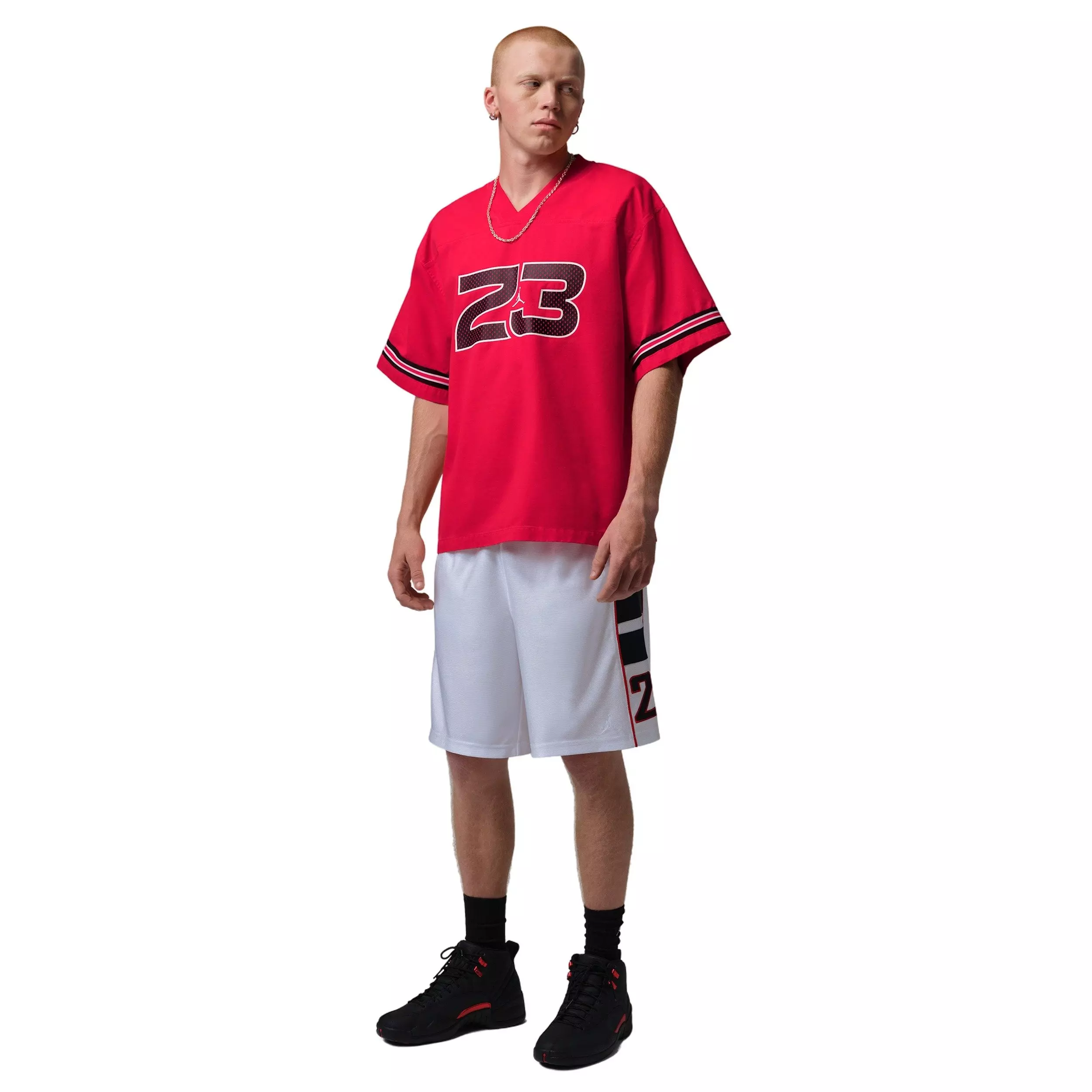 Jordan Men's Cat Scratch Brooklyn Shorts - WHITE