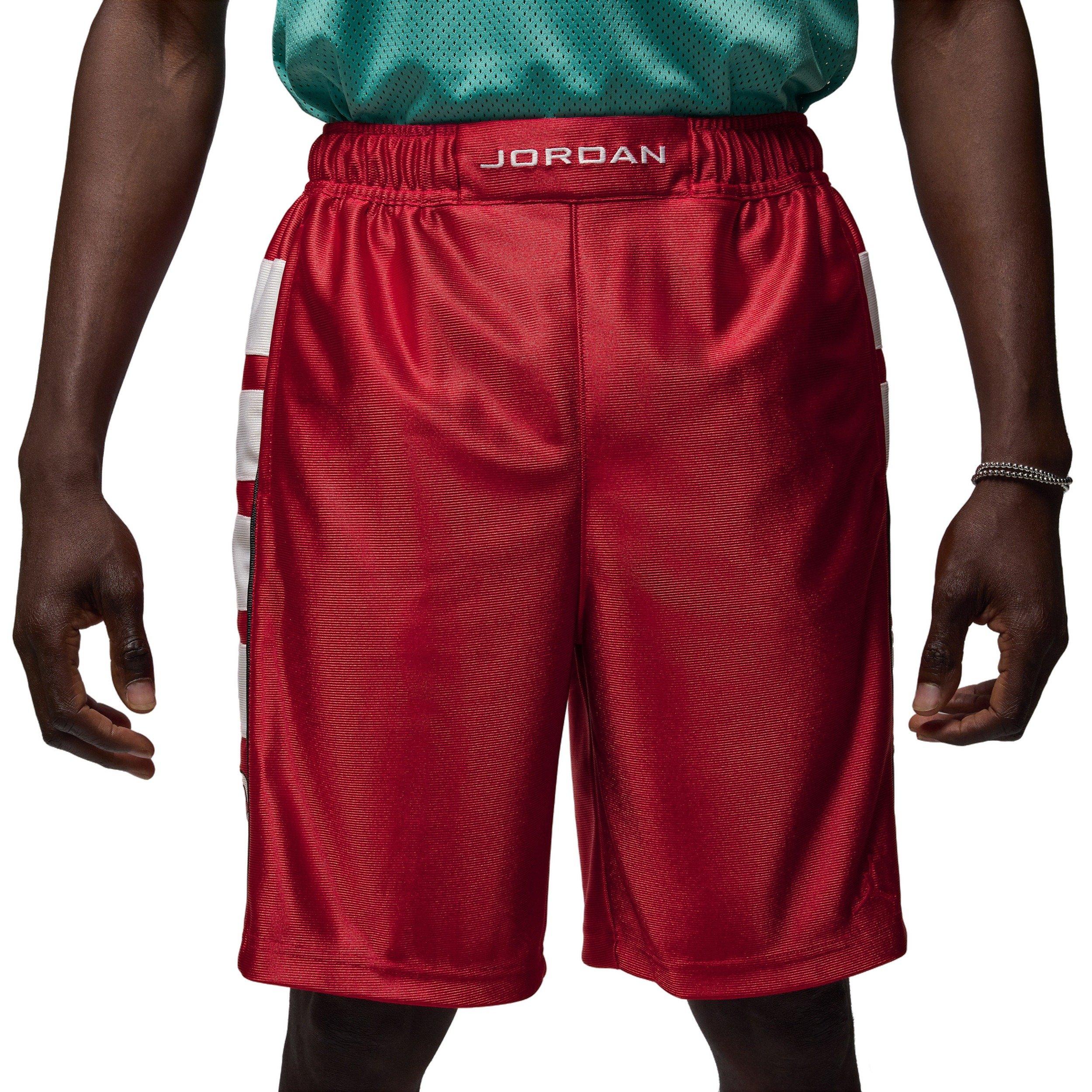 Jordan Men's Cat Scratch Brooklyn Shorts - RED Thumbnail View 1