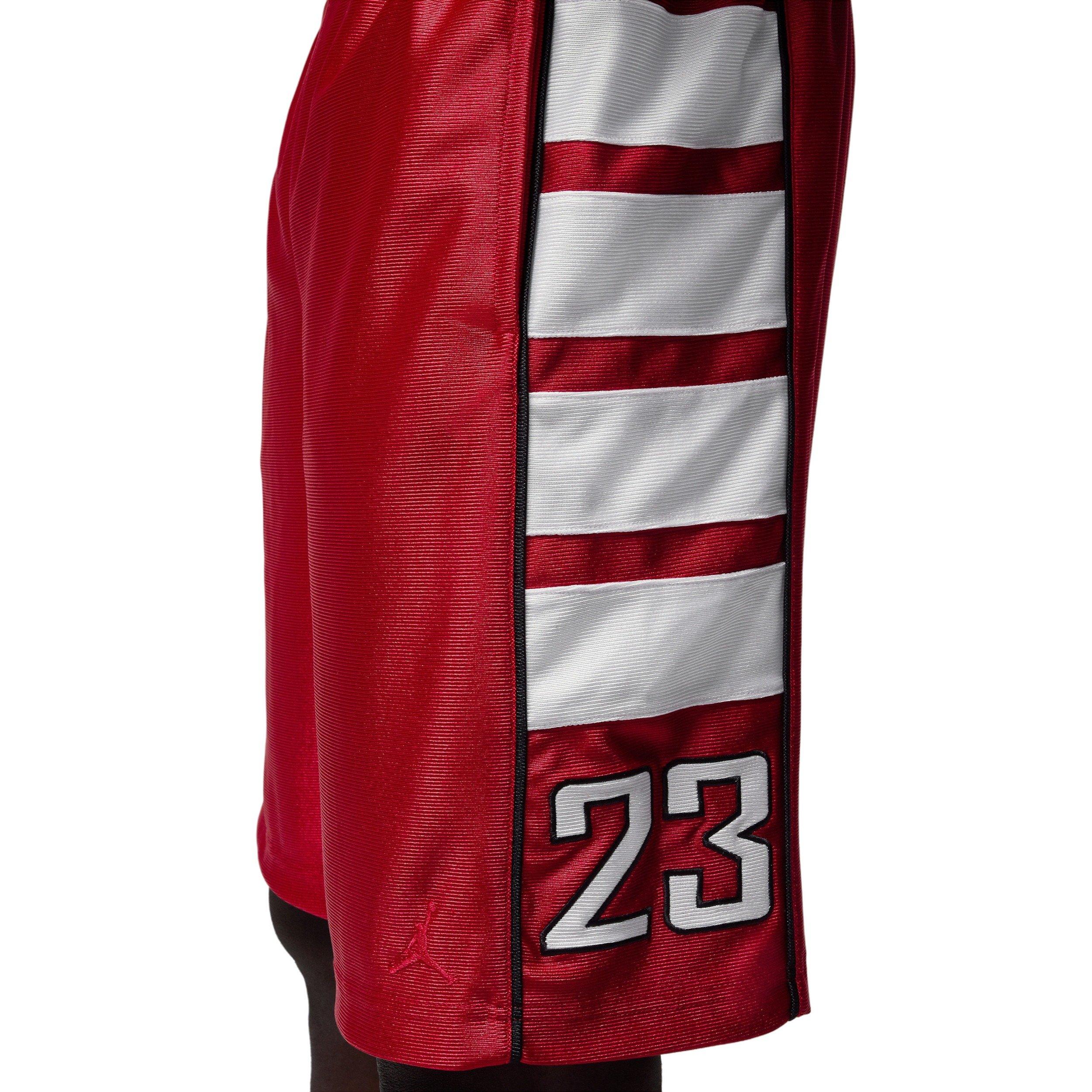 Jordan Men's Cat Scratch Brooklyn Shorts - RED Thumbnail View 7