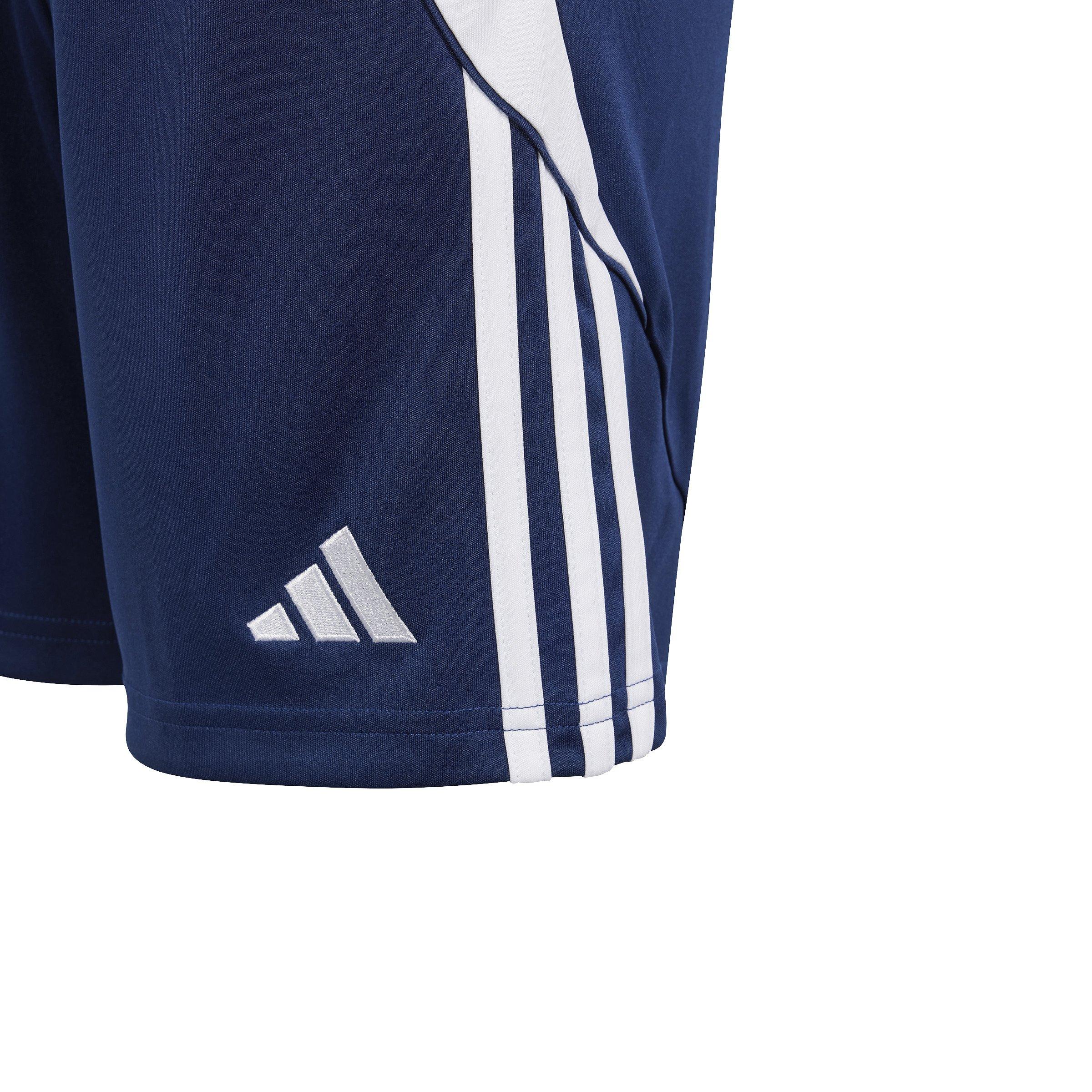 adidas Tiro24 AEROREADY 1/4 Big Boys' Navy Soccer Shorts