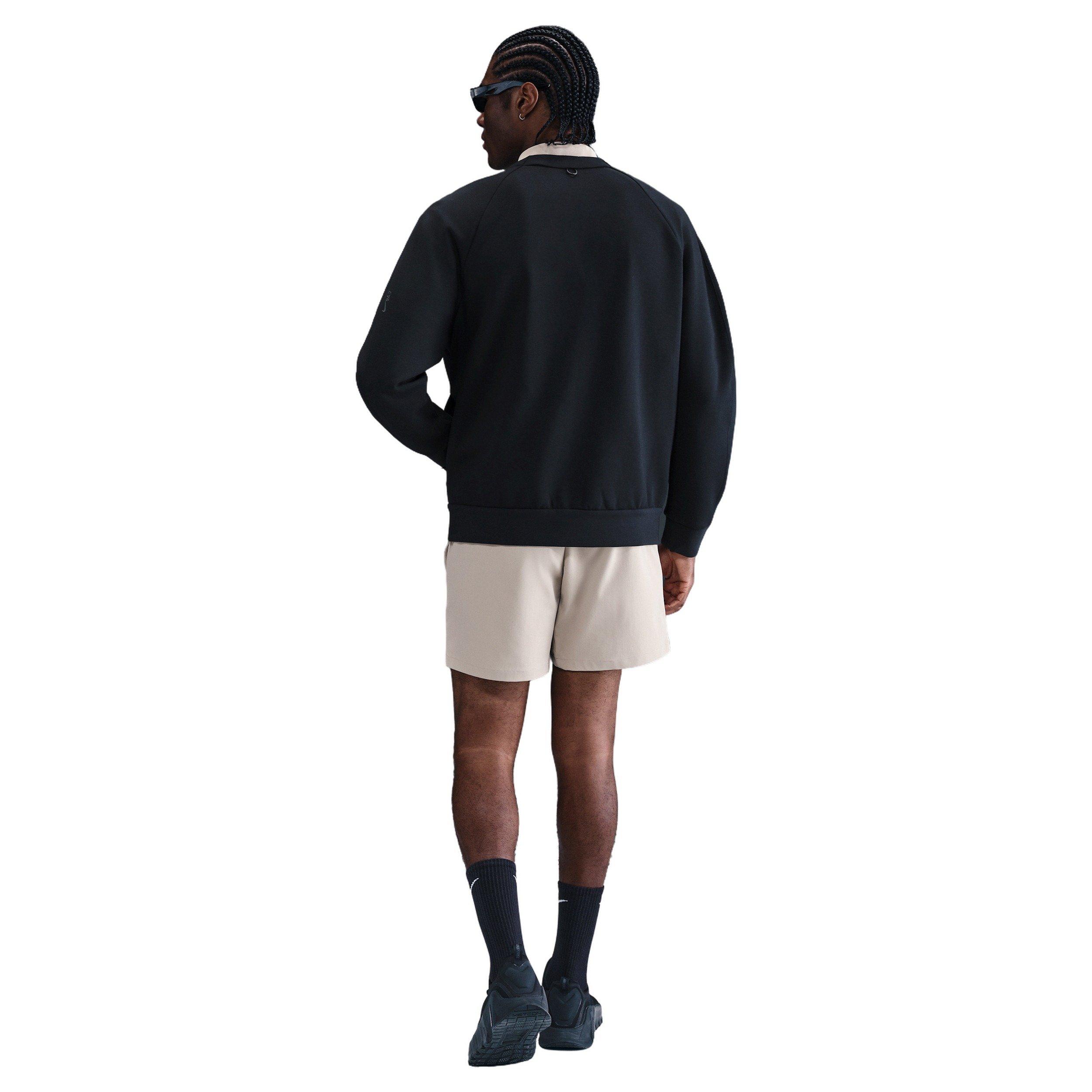 Nike Men's 24.7 ImpossiblySoft Cardigan - BLACK Thumbnail View 2