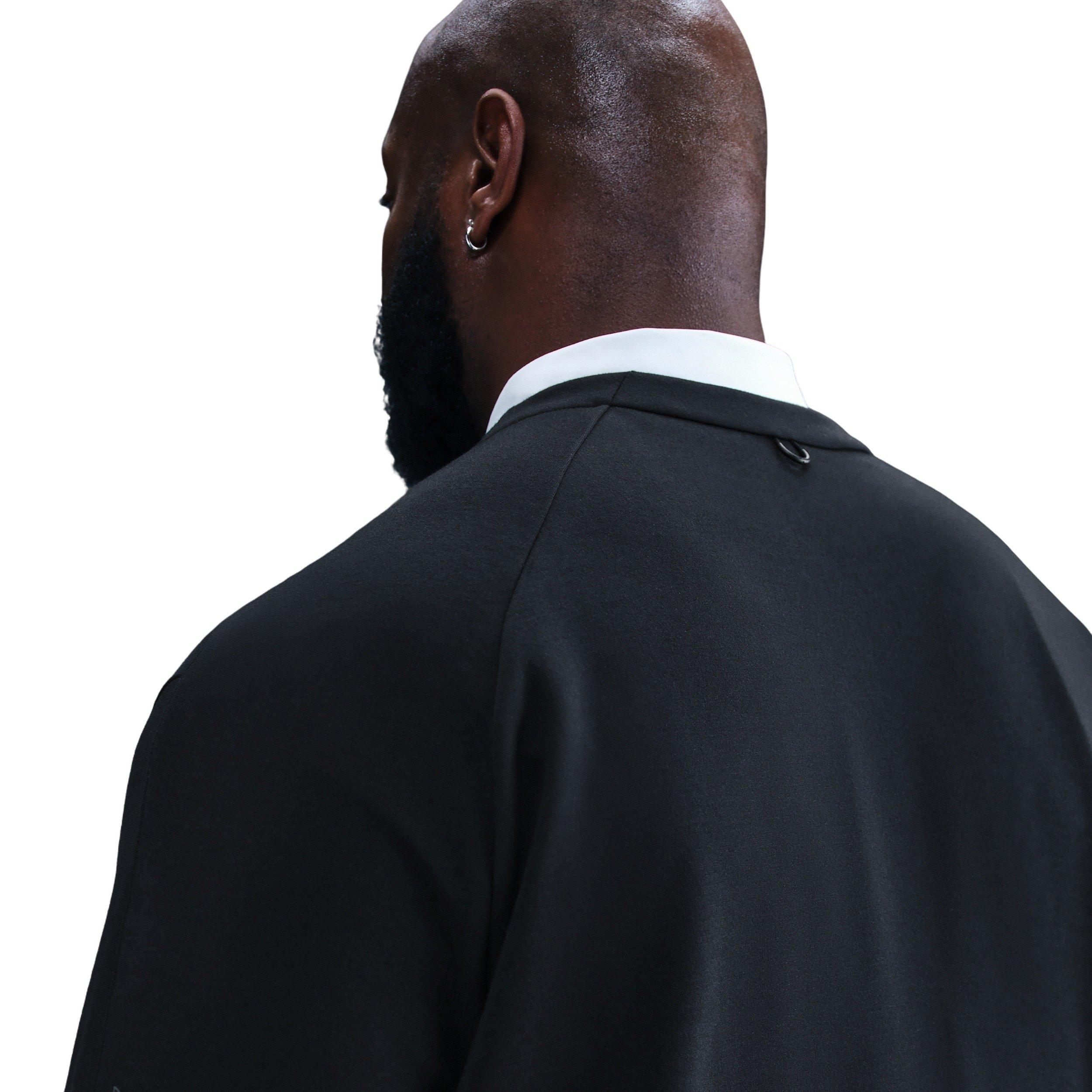 Nike Men's 24.7 ImpossiblySoft Cardigan - BLACK Thumbnail View 7